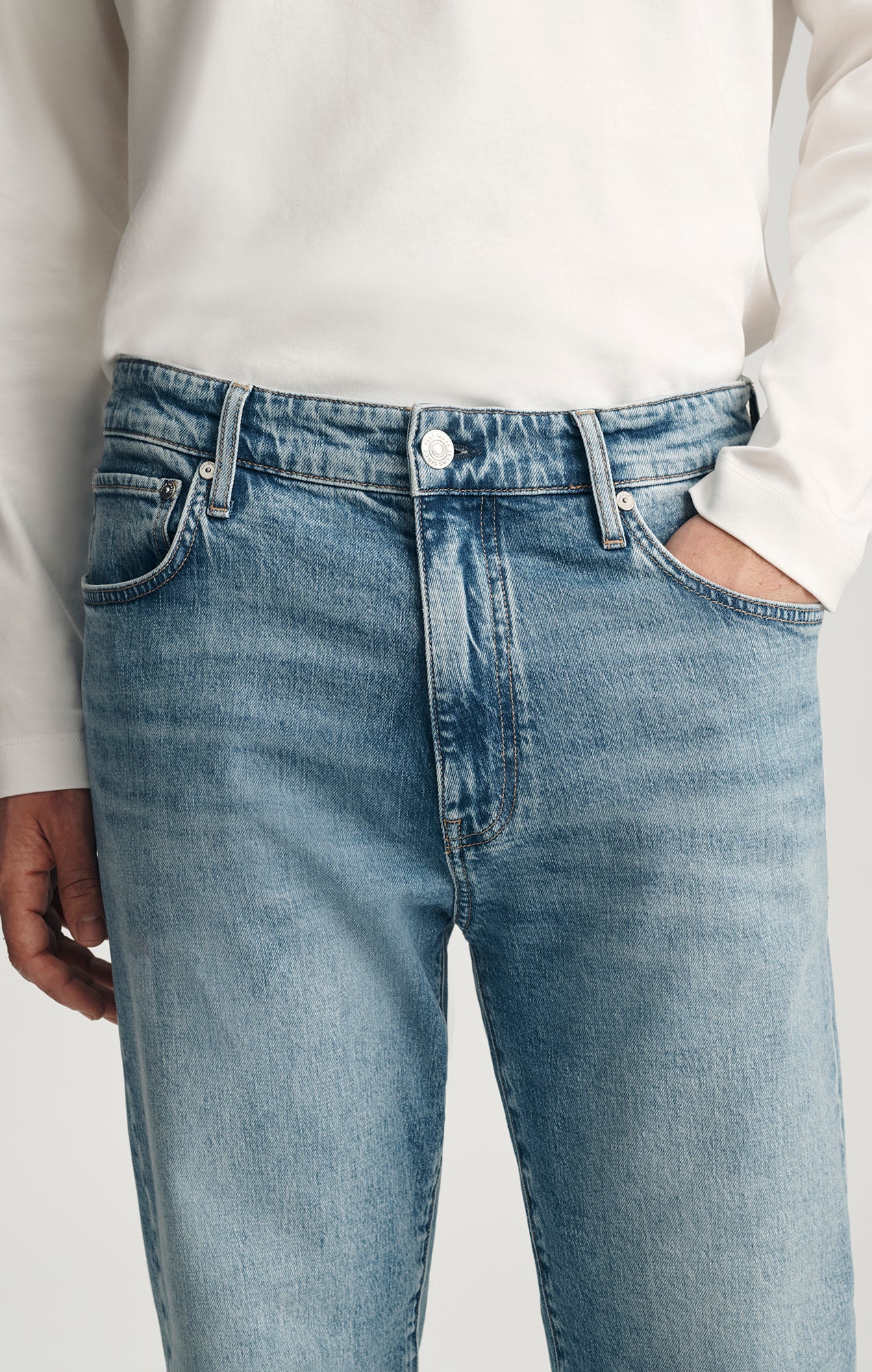 MARCEL LOOSE STRAIGHT LEG IN LIGHT BRUSHED CLASSIC BLUE - Mavi Jeans