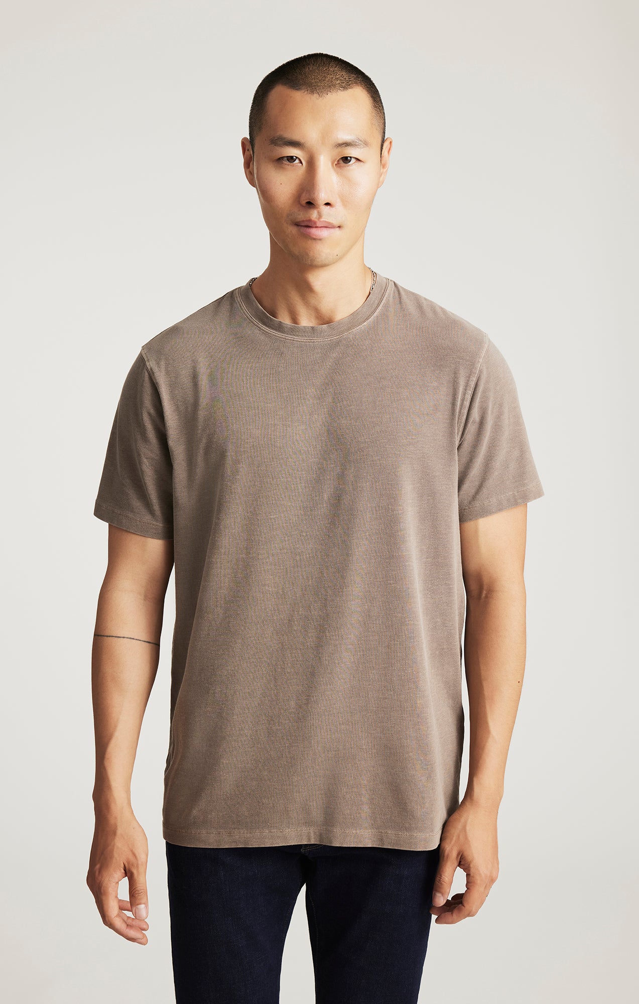 EDITION SHORT SLEEVE T-SHIRT IN SHITAKE - Mavi Jeans