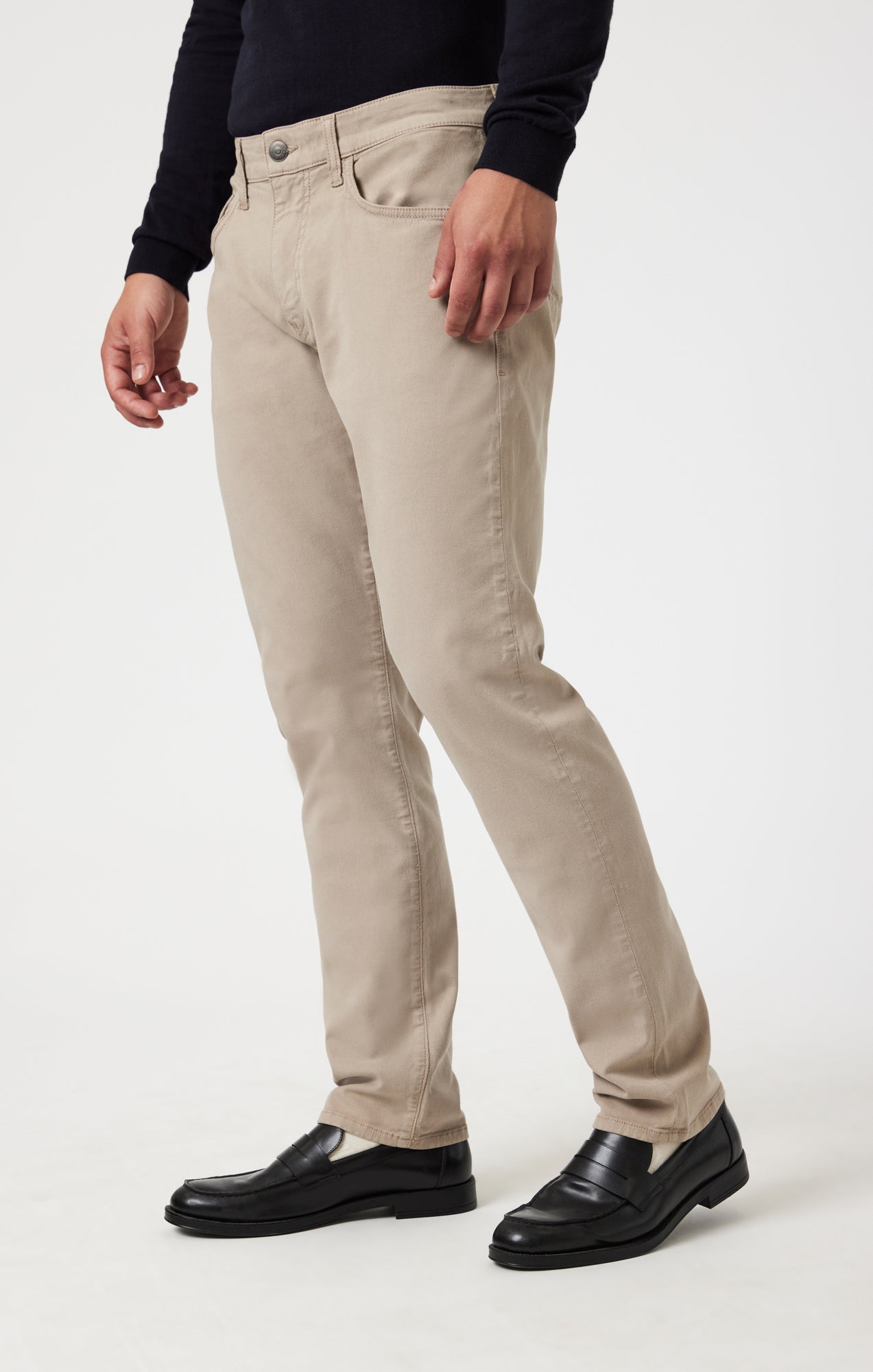 MARCUS SLIM STRAIGHT LEG IN LATTE LUXE TWILL - Mavi Jeans