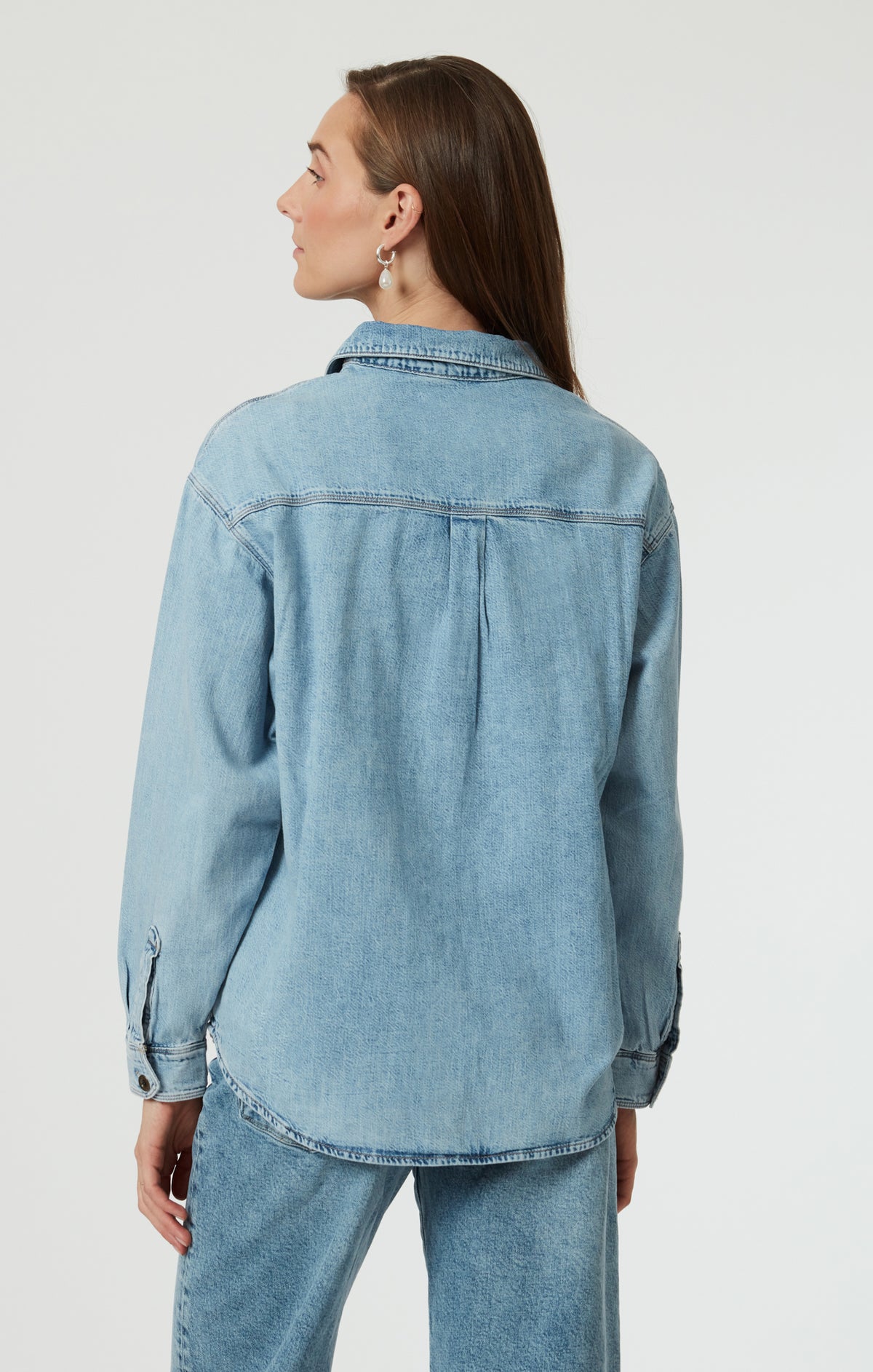 Mavi Women's Susan Denim Shirt In Light Used Denim – Mavi Jeans