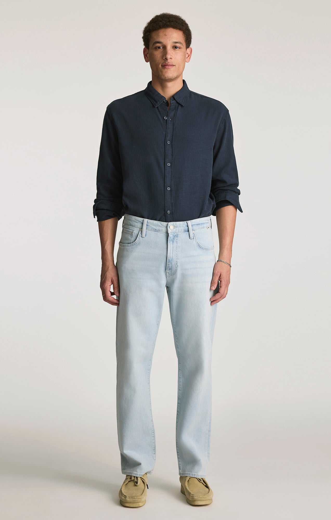 MARLON MODERN STRAIGHT LEG IN BLEACHED OCEAN BLUE