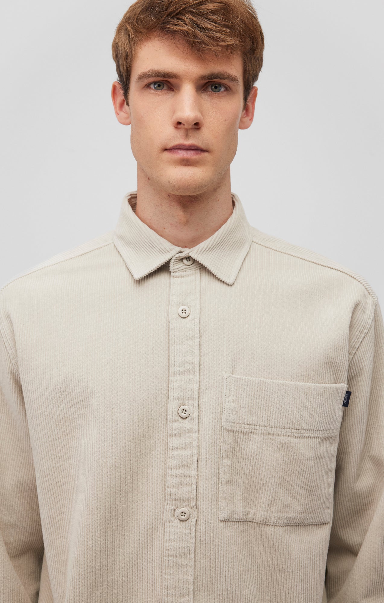 CORDUROY BUTTON-UP SHIRT IN MOONSTRUCK - Mavi Jeans