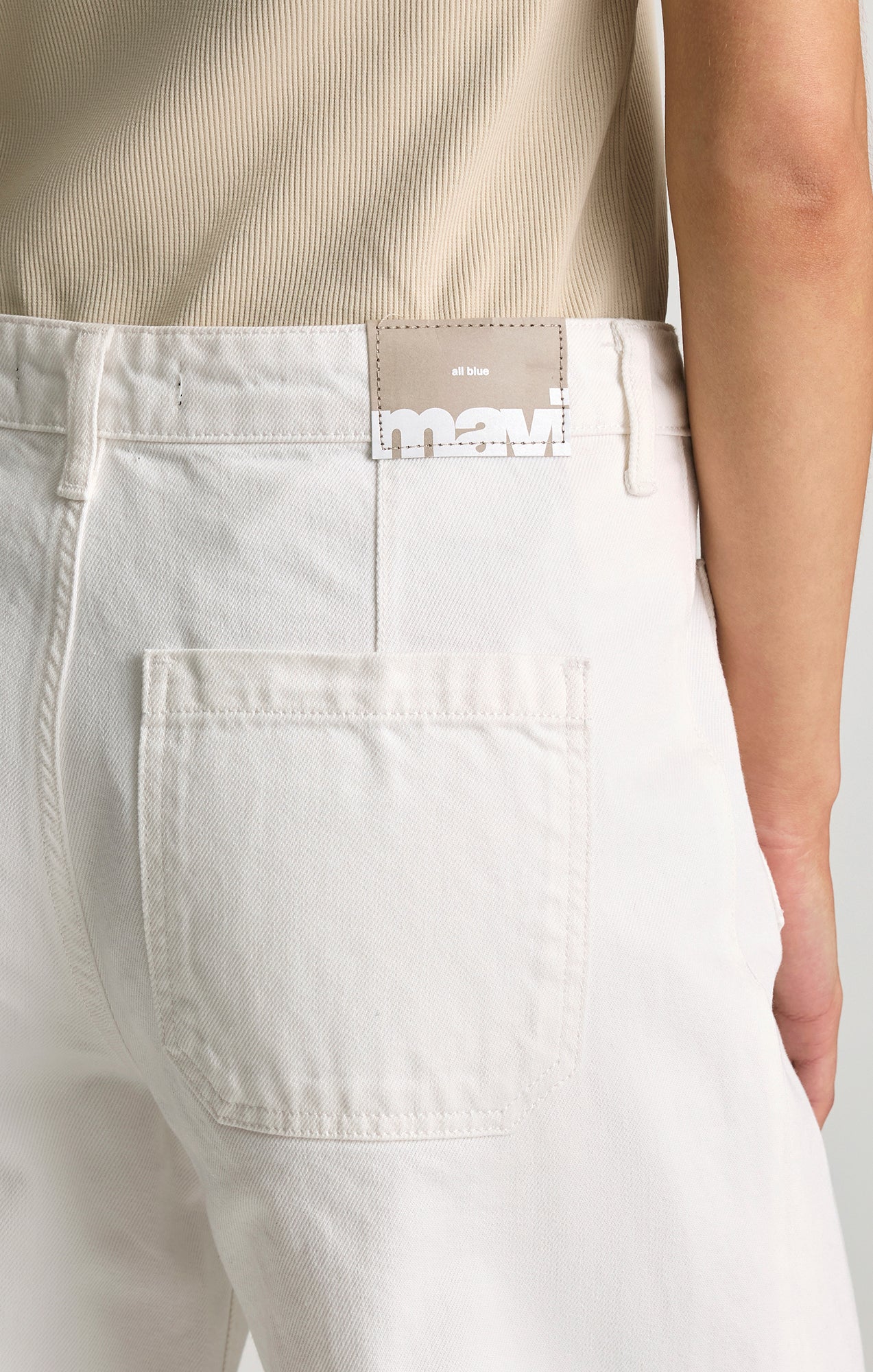 Mavi Women's Christine Wide Leg In White Classic Denim – Mavi Jeans