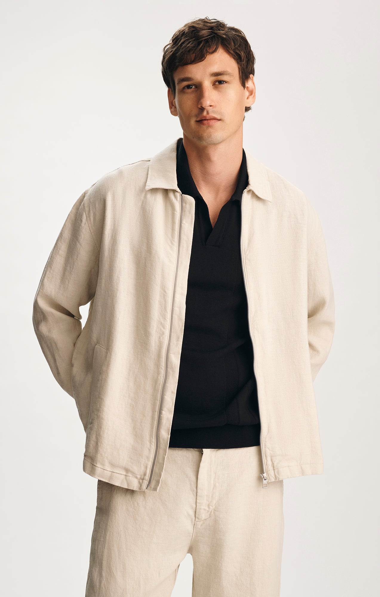 LINEN OVERSHIRT IN MOONSTRUCK - Mavi Jeans