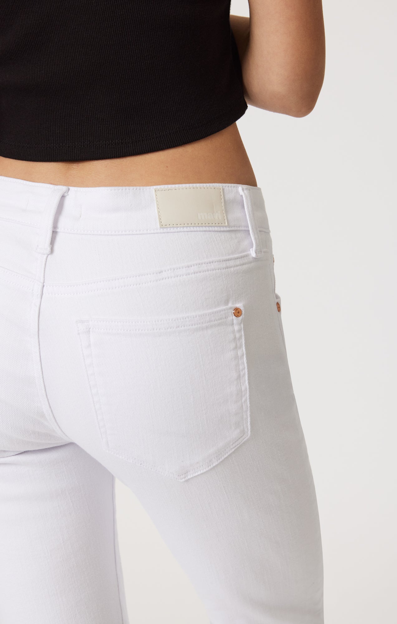 VICKY BOOTCUT IN WHITE FLEX BLUE - Mavi Jeans