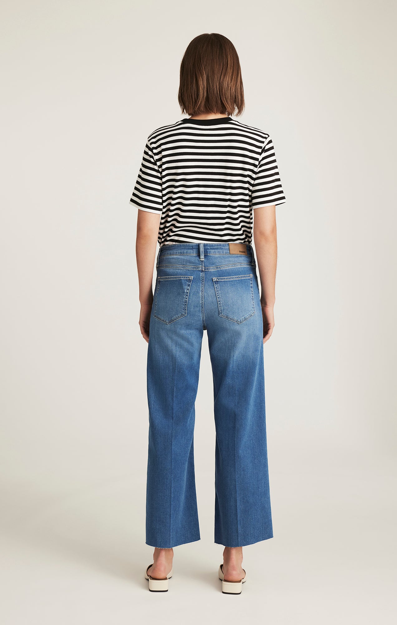 PALOMA WIDE LEG IN LIGHT BRUSHED FEATHER LUXE - Mavi Jeans