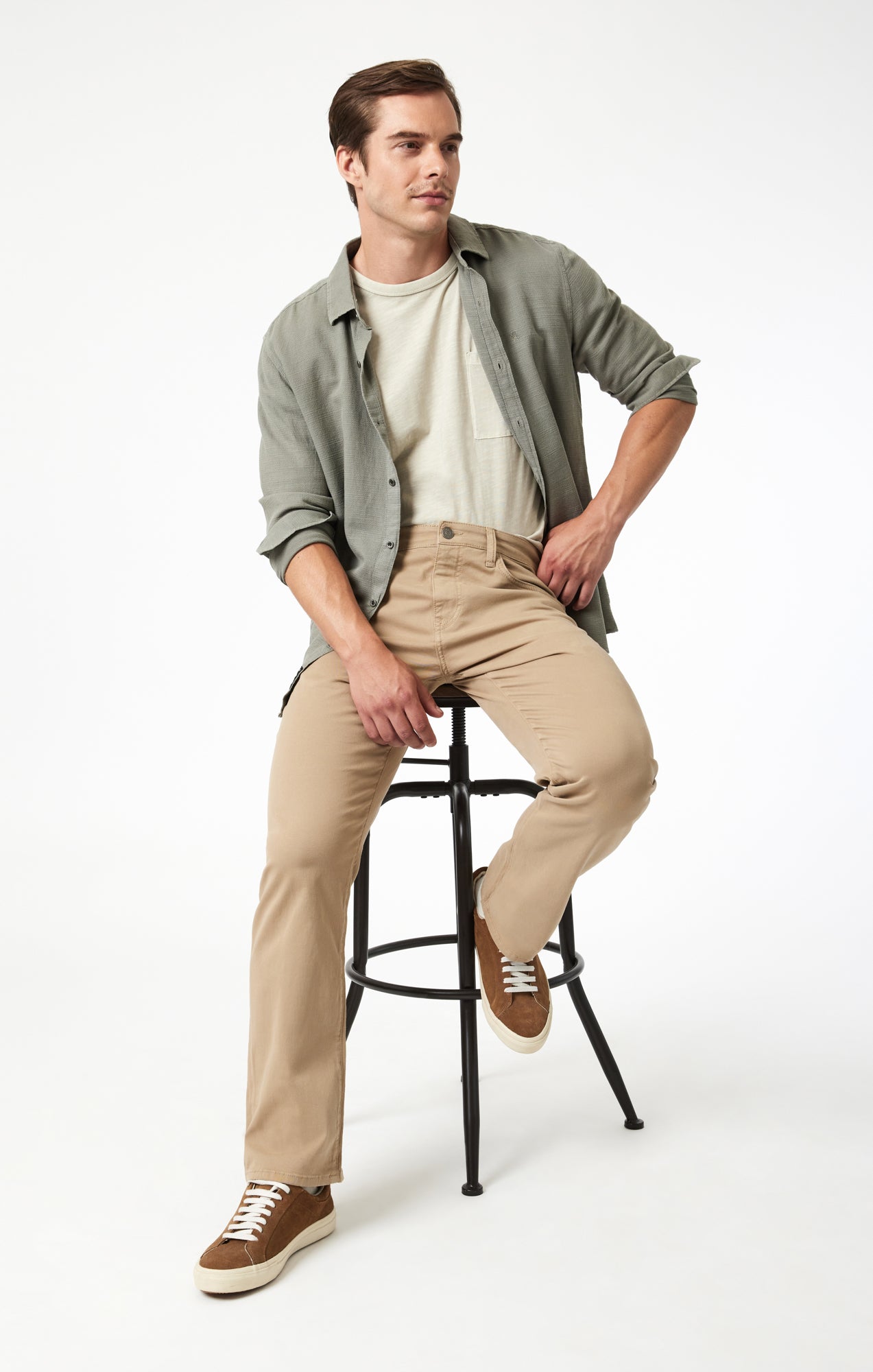MATT RELAXED STRAIGHT LEG IN KHAKI CASUAL TWILL - Mavi Jeans