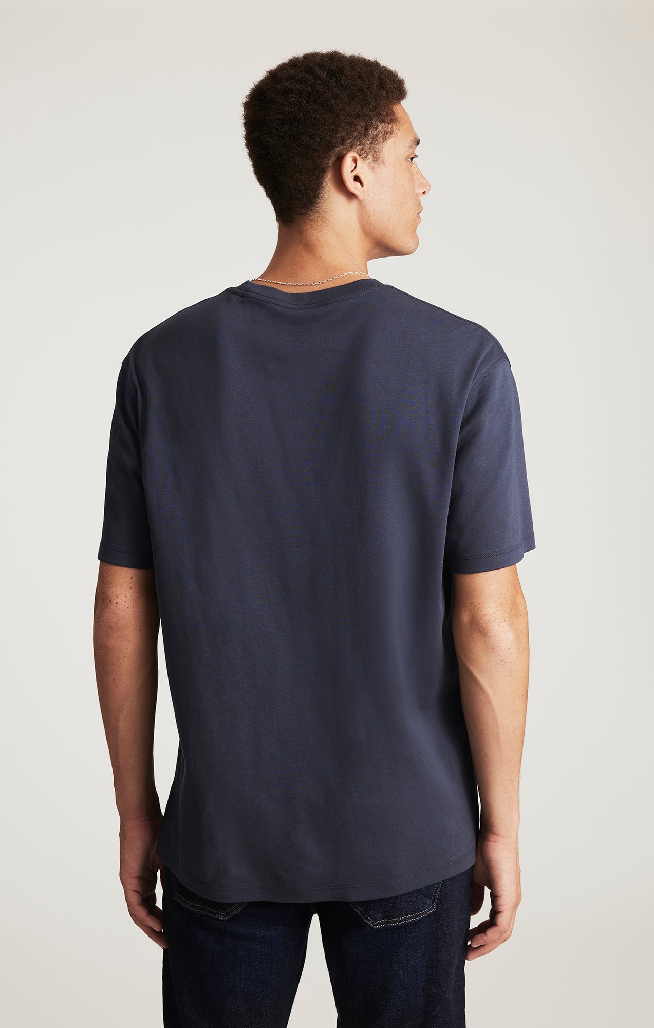 MAVI LOGO T-SHIRT IN PARISIAN NIGHT - Mavi Jeans