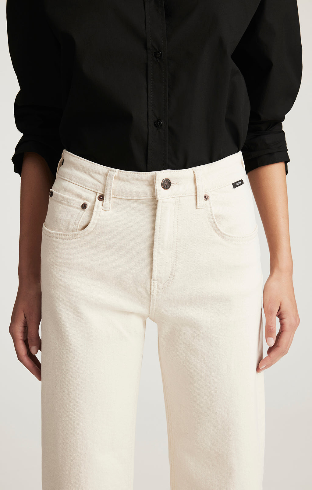 NICA BARREL IN BEIGE CLASSIC BLUE - Mavi Jeans