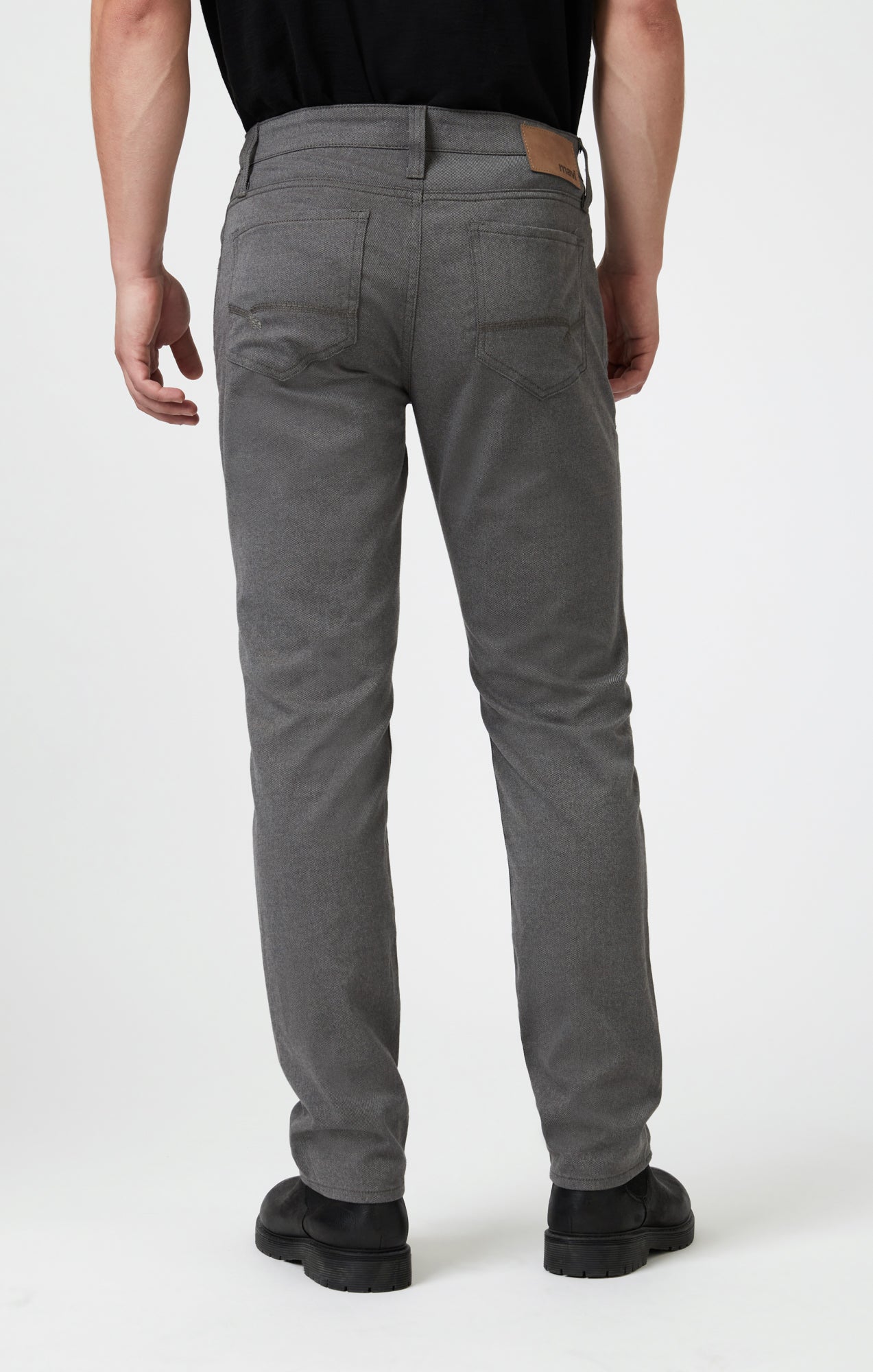 MARCUS SLIM STRAIGHT LEG IN GREY FEATHER TWEED - Mavi Jeans