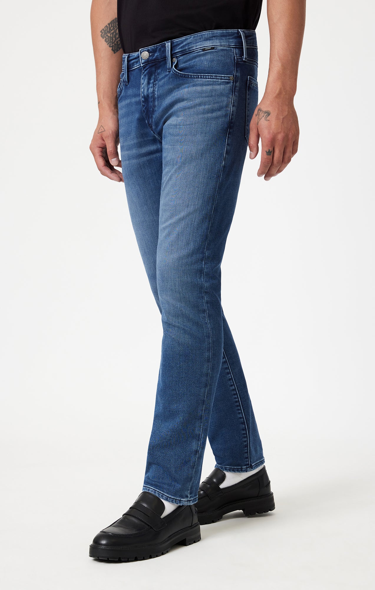 ZACH STRAIGHT LEG IN MID TONAL ATHLETIC - Mavi Jeans
