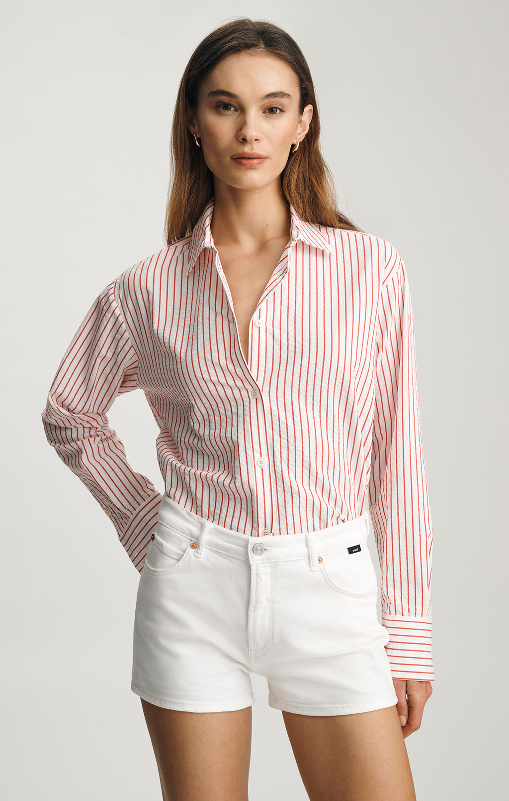 GARCIA MINI SHORTS IN OFF WHITE CLASSIC BLUE - Mavi Jeans