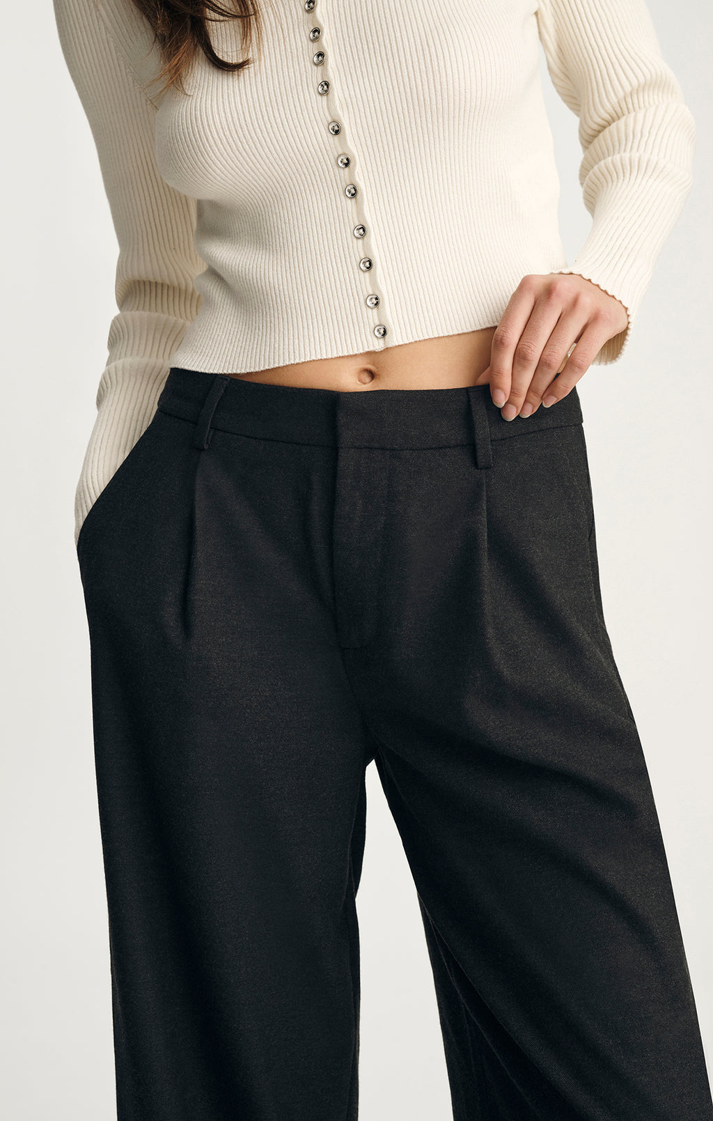 EDITION BAGGY PANTS IN ANTRASIT MELANGE