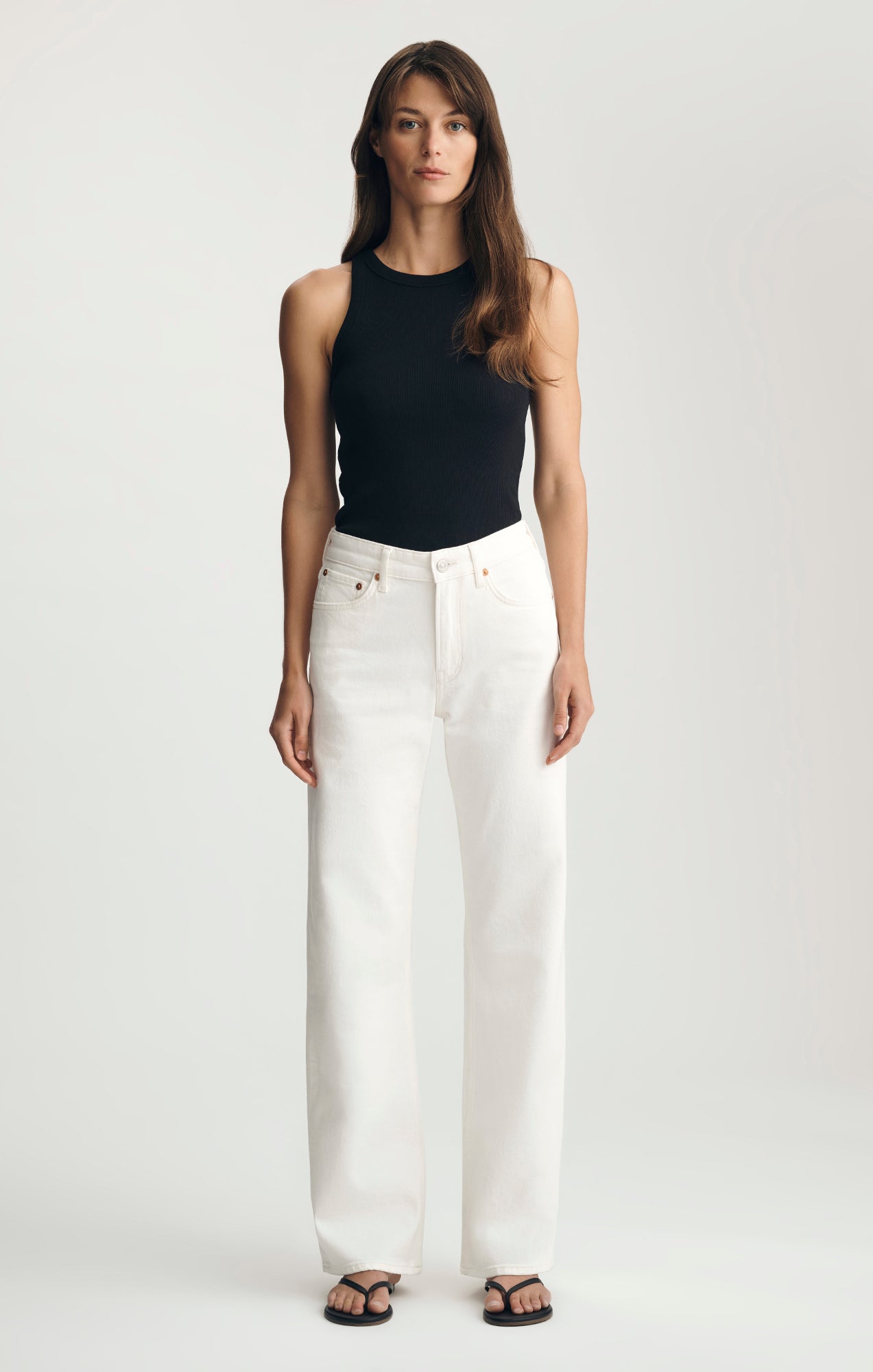 TAYLOR STRAIGHT LEG IN OFF-WHITE CLASSIC BLUE - Mavi Jeans