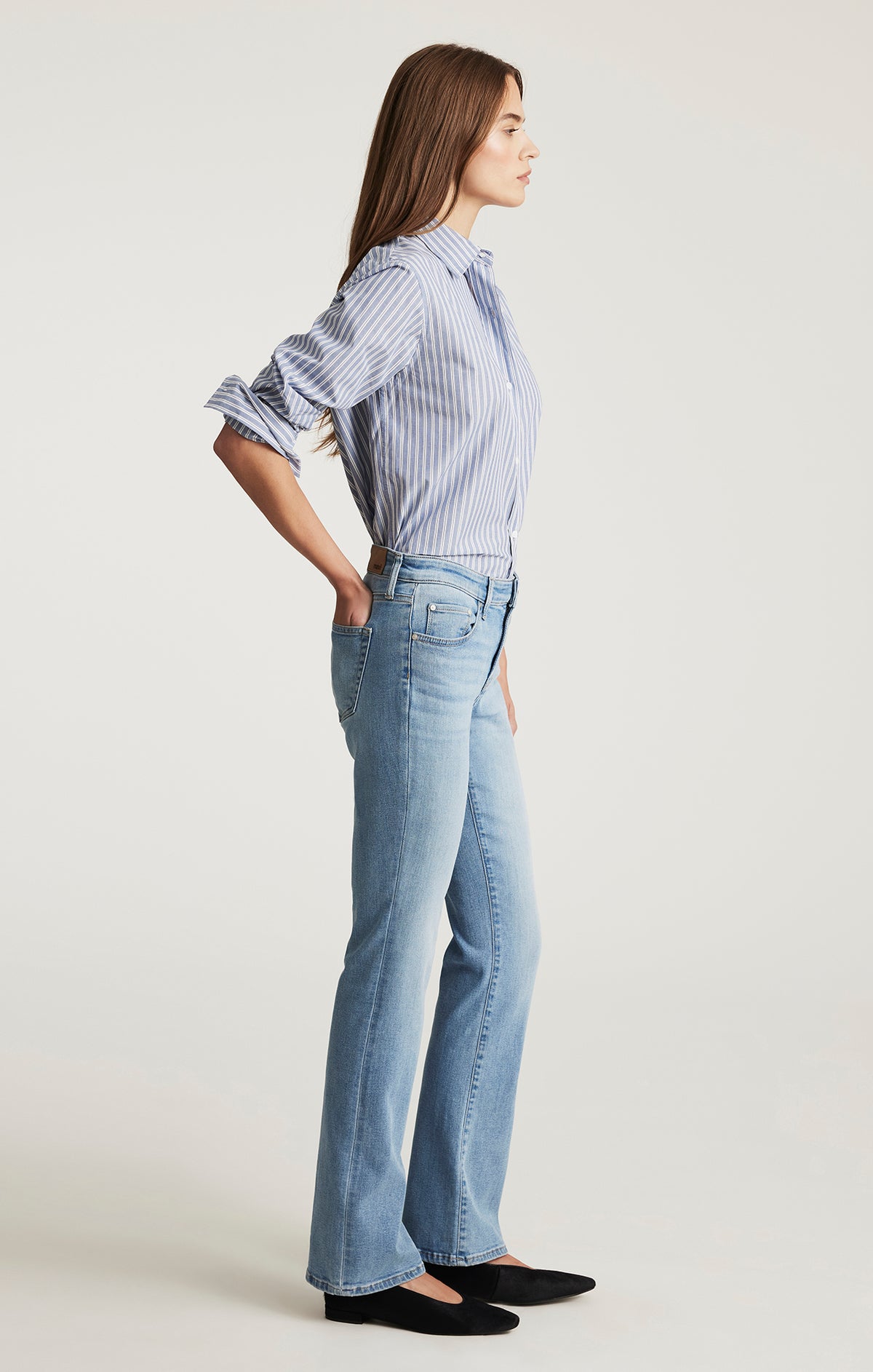 MOLLY BOOTCUT IN BLEACHED TRIBECA - Mavi Jeans