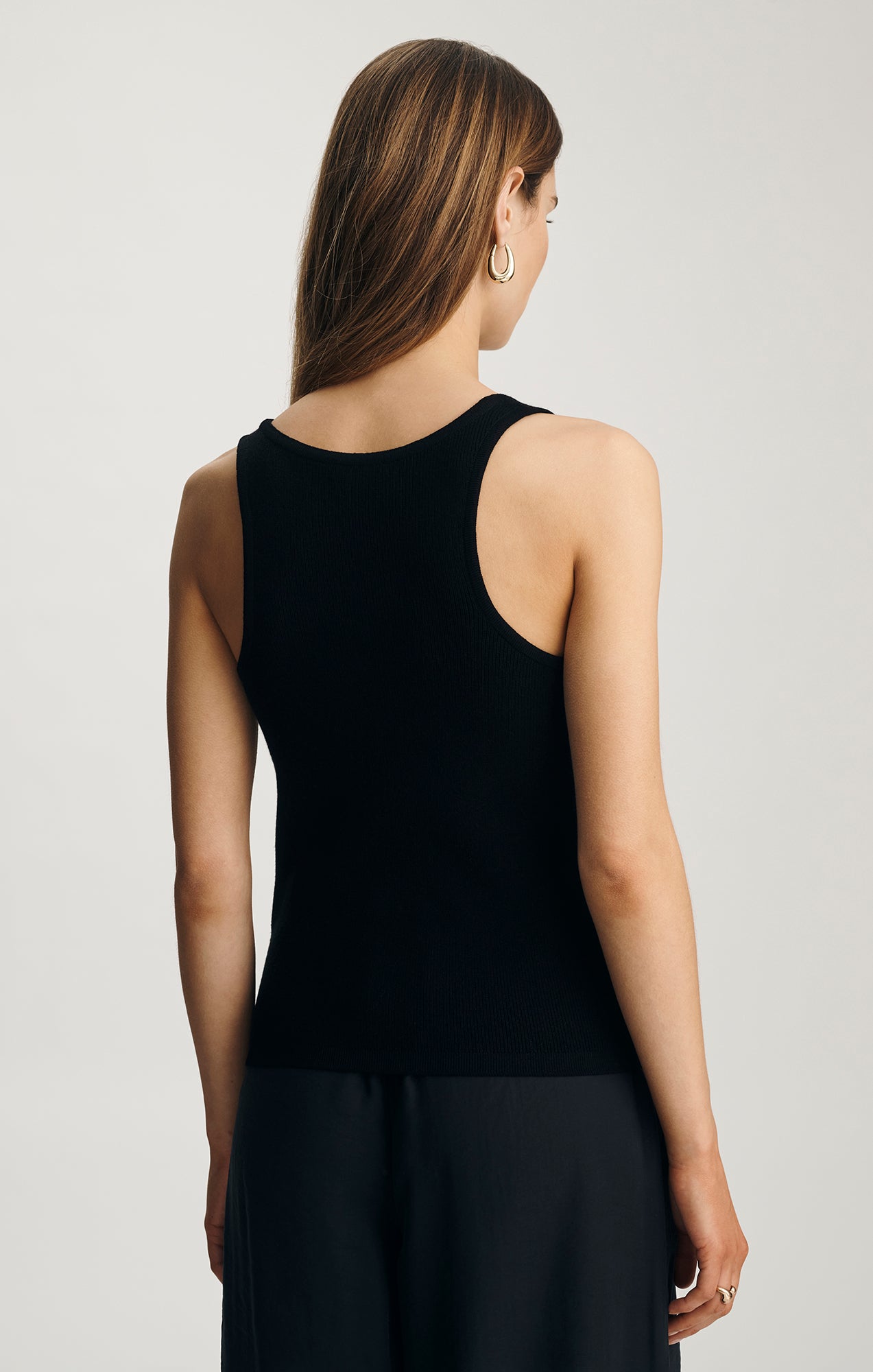 Mavi Women's Pointelle Tank Top Sweater In Black – Mavi Jeans