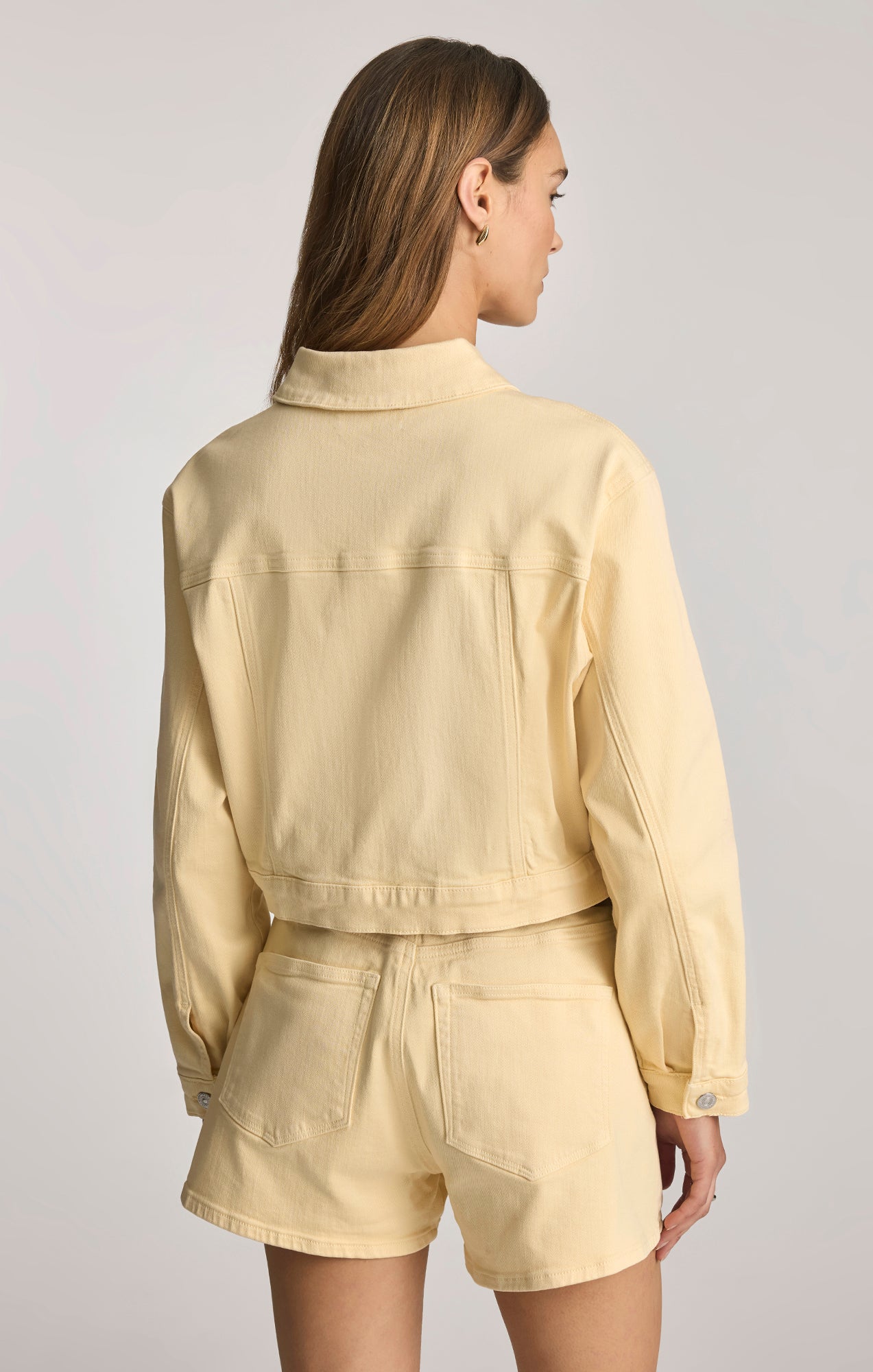 HARMONY DENIM JACKET IN FADED LEMON DENIM - Mavi Jeans