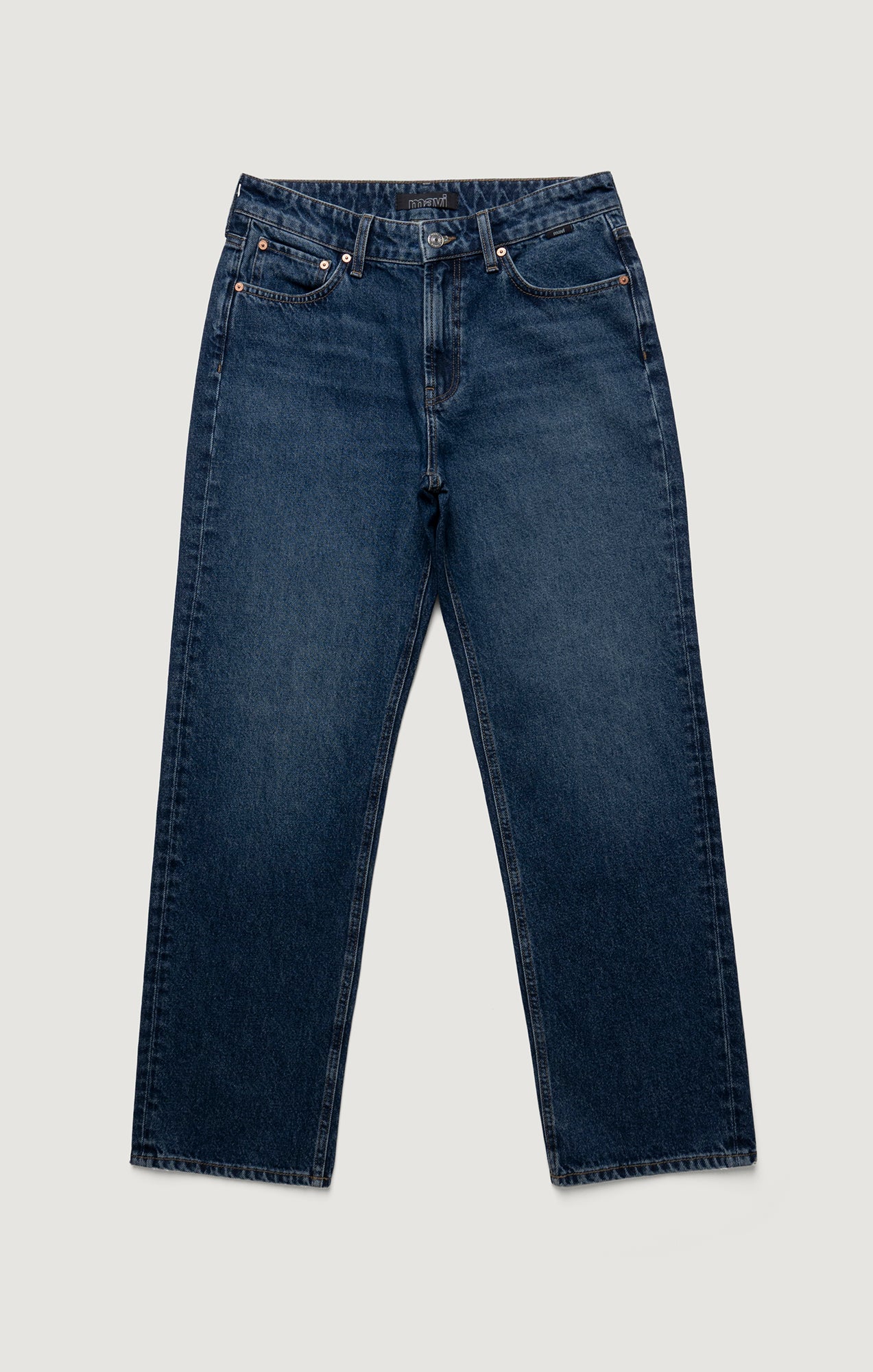 SAVANNAH STRAIGHT LEG IN DEEP BRUSHED CLASSIC DENIM