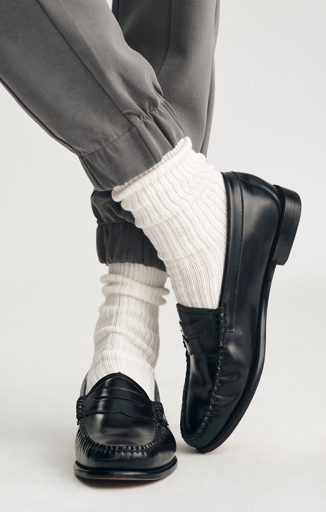 BOOT SOCKS IN ANTIQUE WHITE