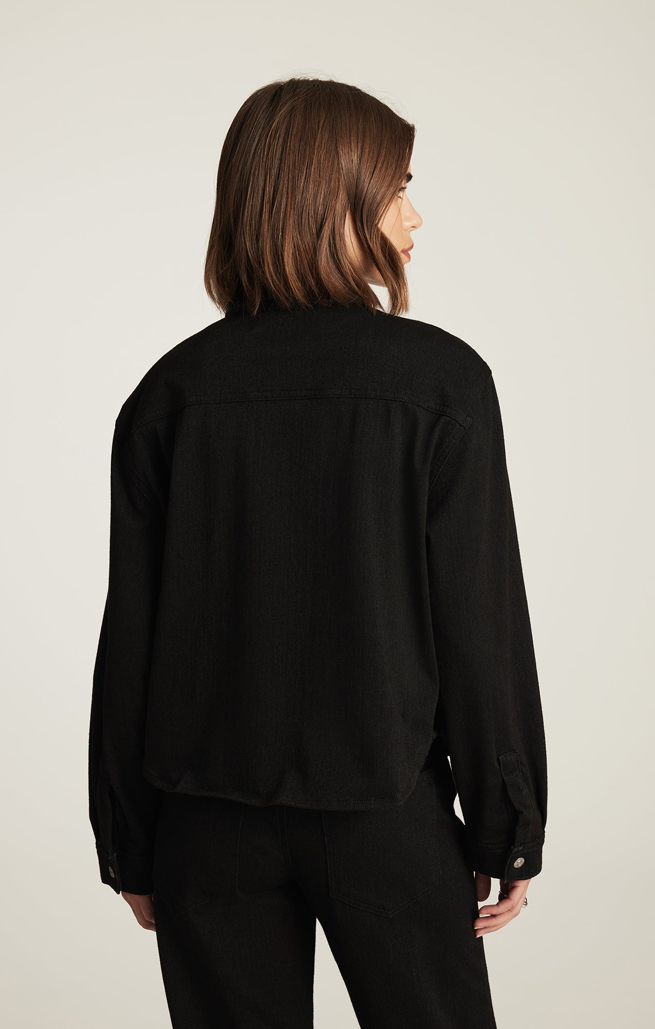 TIA DENIM SHIRT IN BLACK MOVE - Mavi Jeans