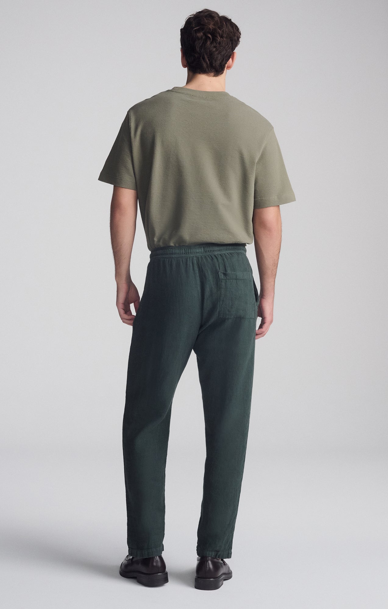 DRAWSTRING LINEN PANTS IN URBAN CHIC - Mavi Jeans