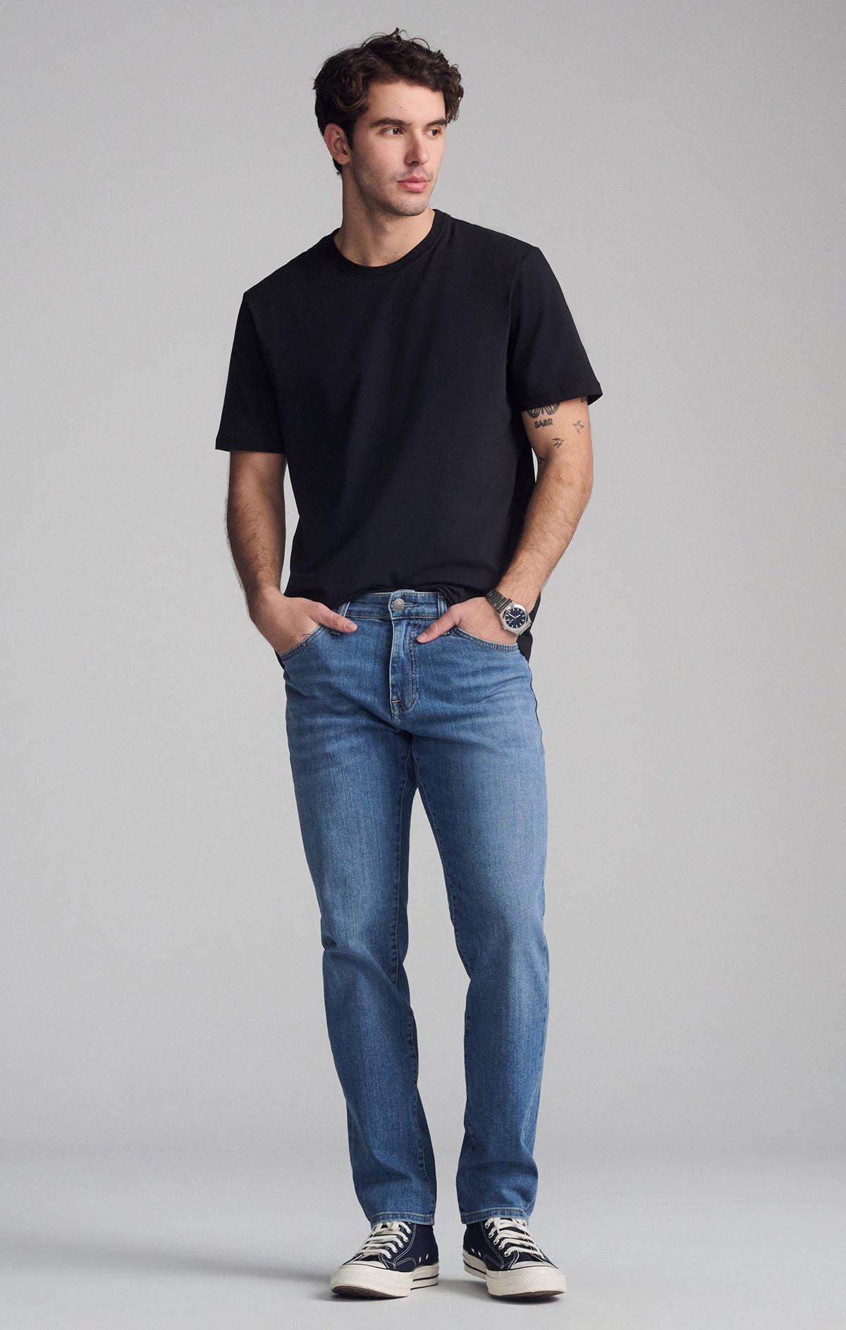 STEVE ATHLETIC FIT IN MID SHADED WILLIAMSBURG - Mavi Jeans