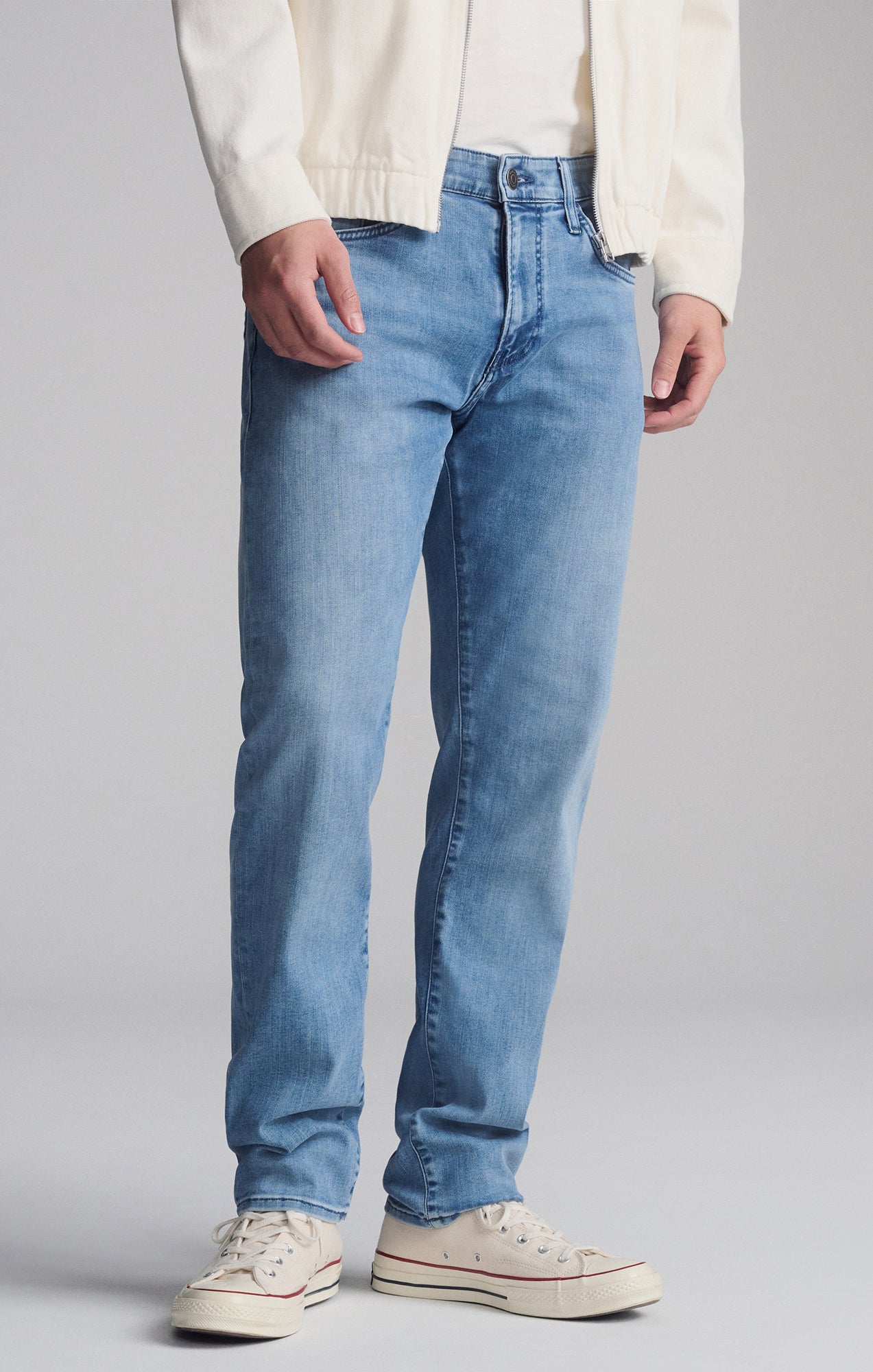 JAKE SLIM LEG IN LIGHT TONAL BRUSHED SUPERMOVE - Mavi Jeans