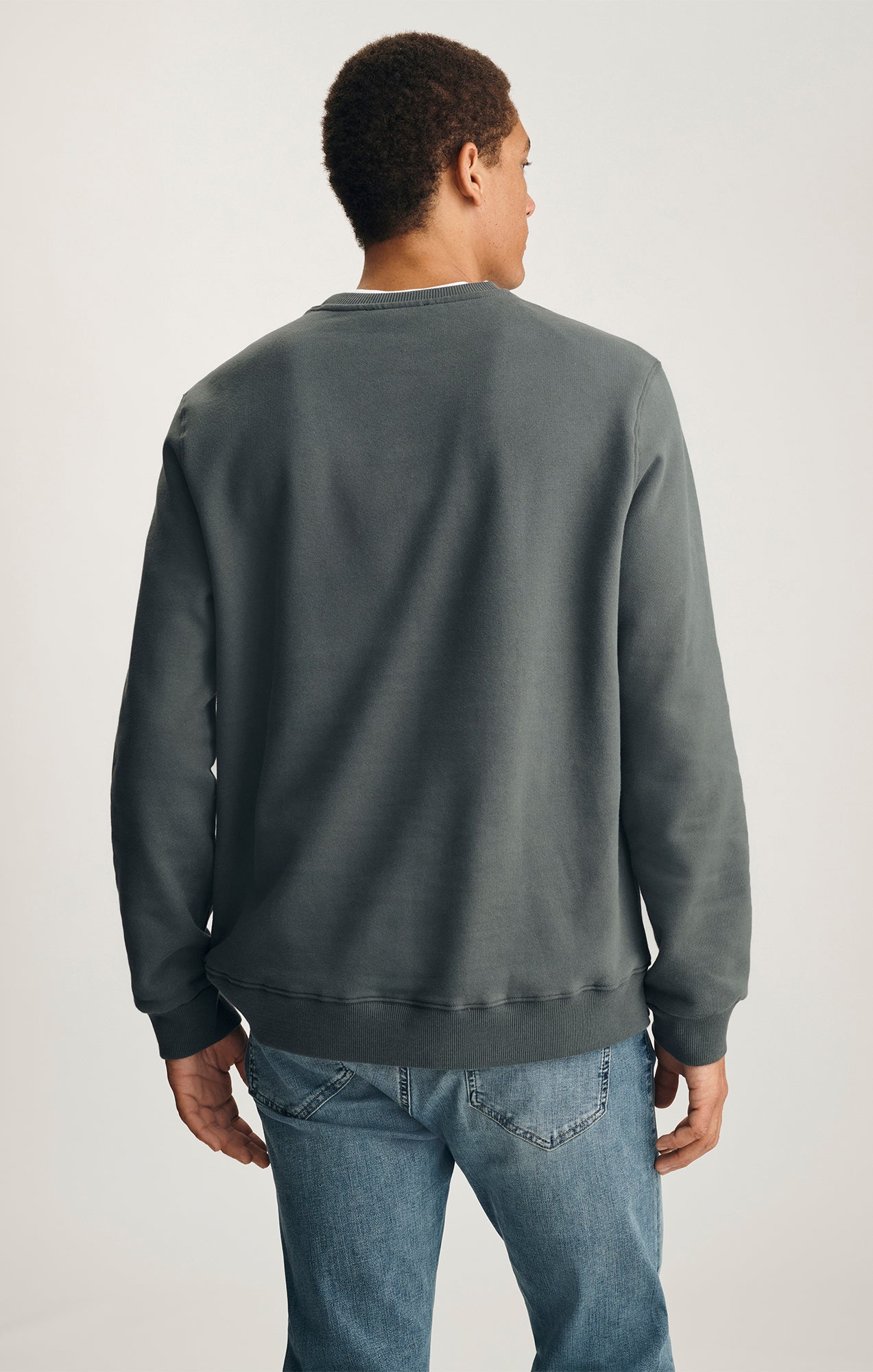CREW NECK SWEATSHIRT IN URBAN CHIC