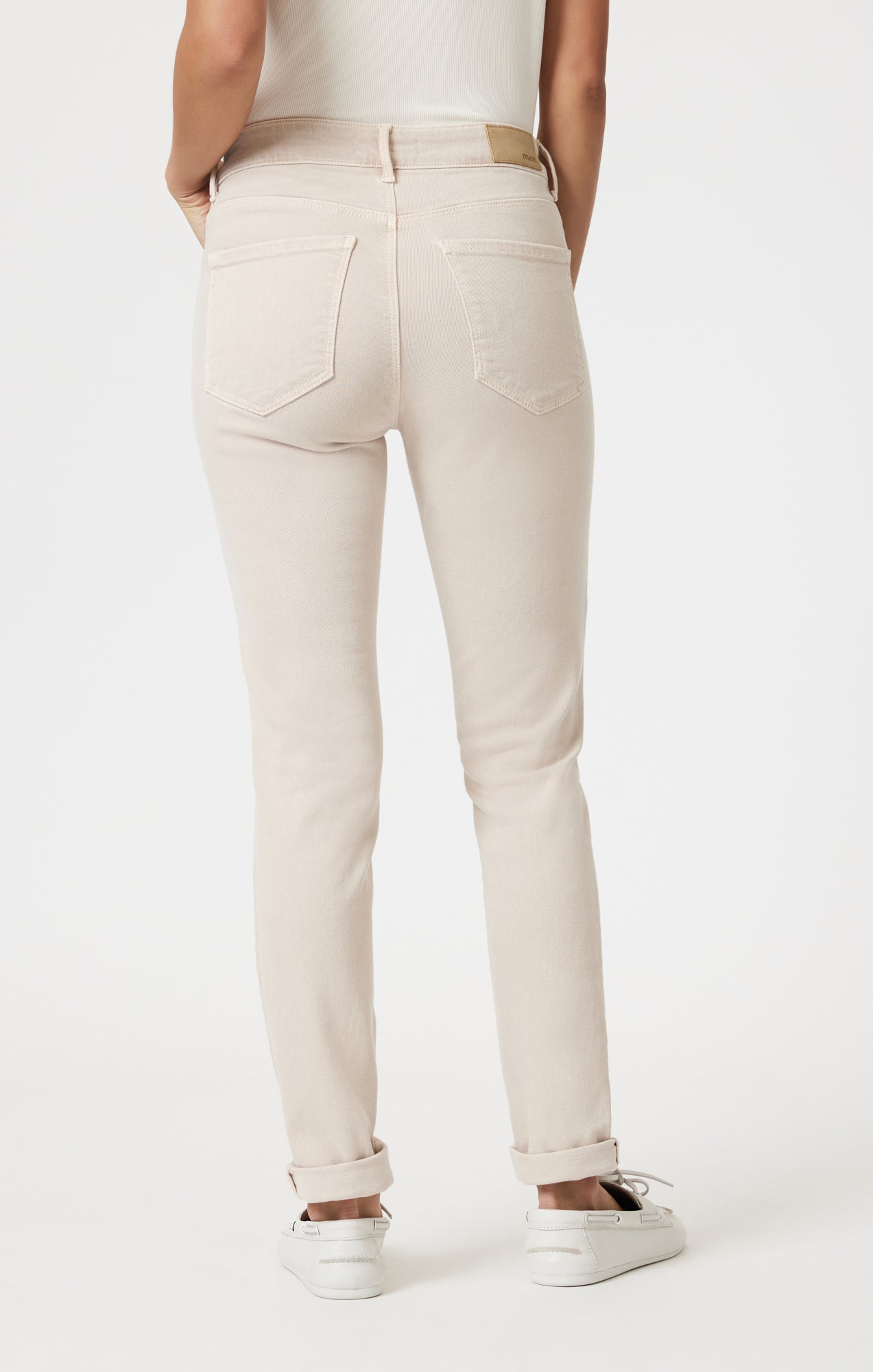 KATHLEEN SLIM BOYFRIEND IN BEIGE FLEX BLUE - Mavi Jeans