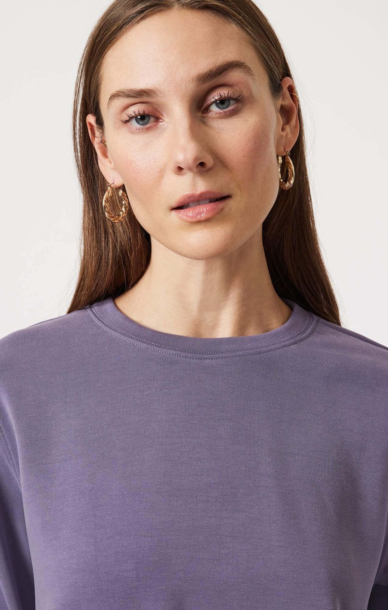 LUXE TOUCH TENCEL™ SWEATSHIRT IN CADET - Mavi Jeans