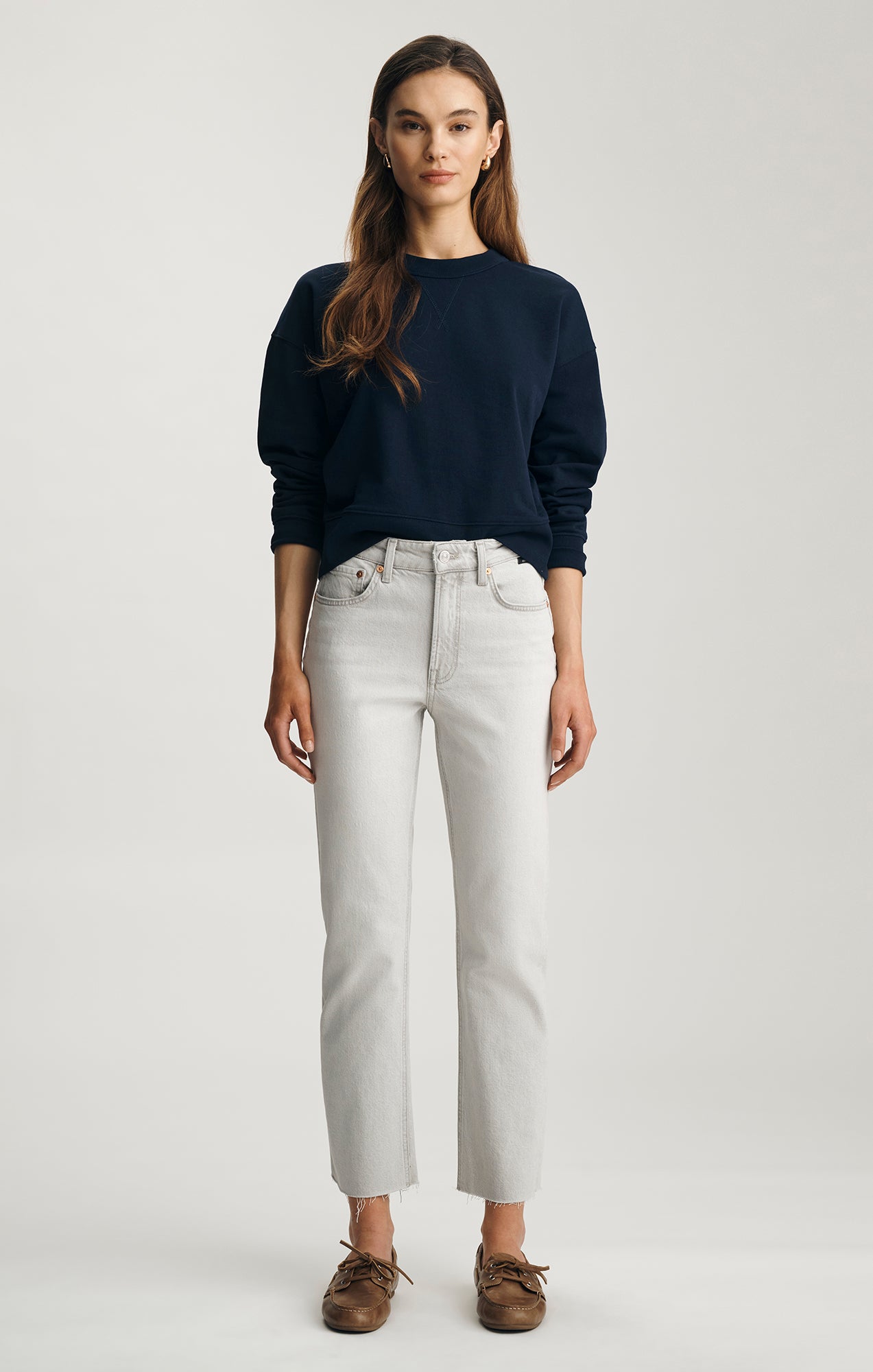 NEW YORK STRAIGHT LEG IN ICE GREY CLASSIC BLUE