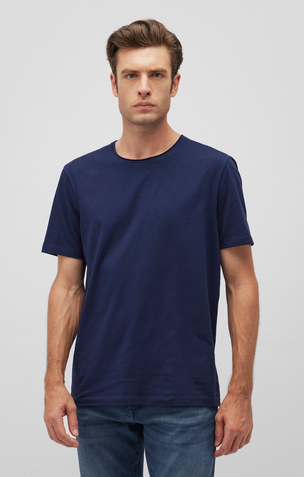 SHORT SLEEVE T-SHIRT IN MARITIME BLUE - Mavi Jeans