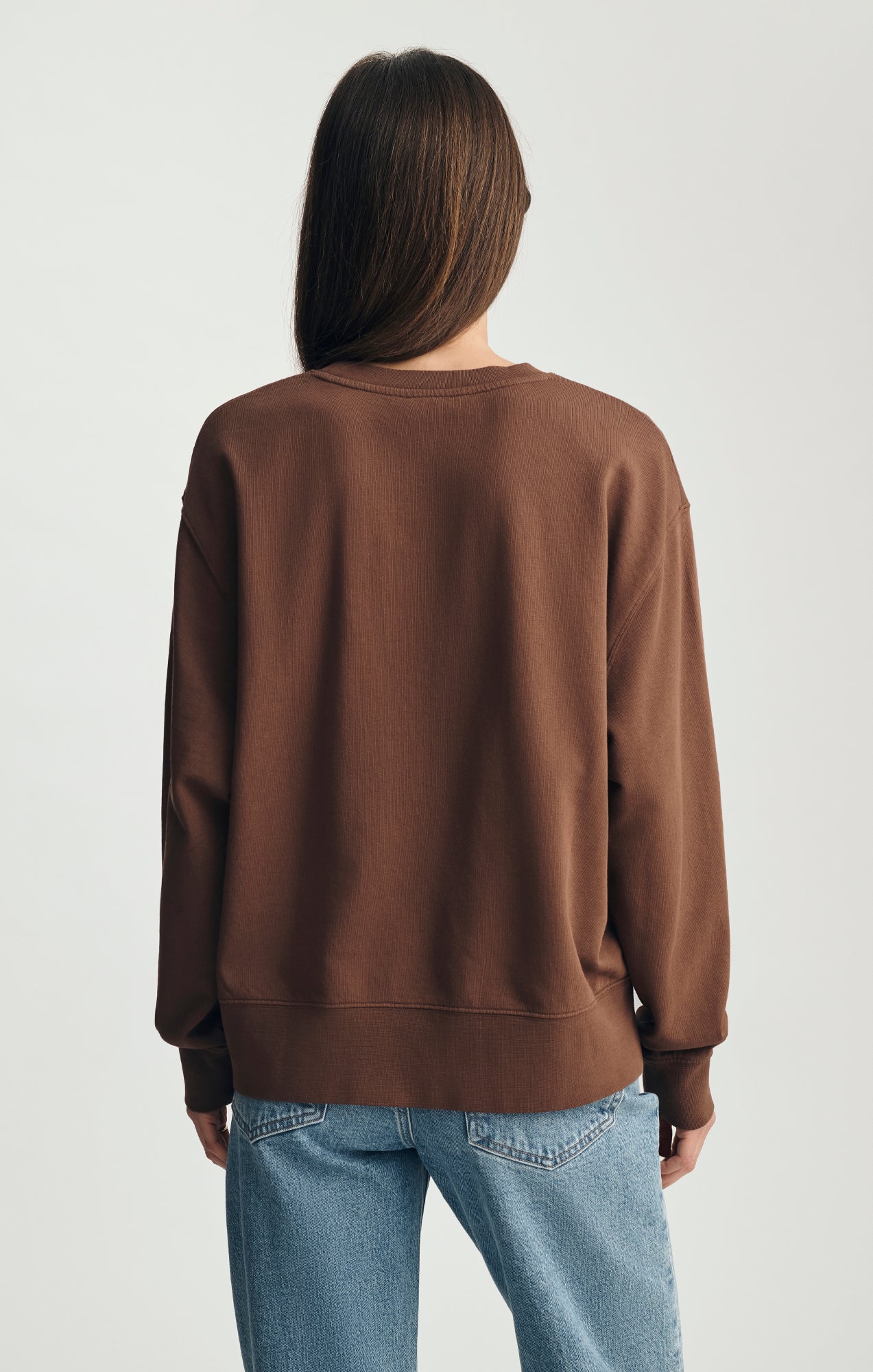 CREW NECK SWEATSHIRT IN MUSTANG - Mavi Jeans