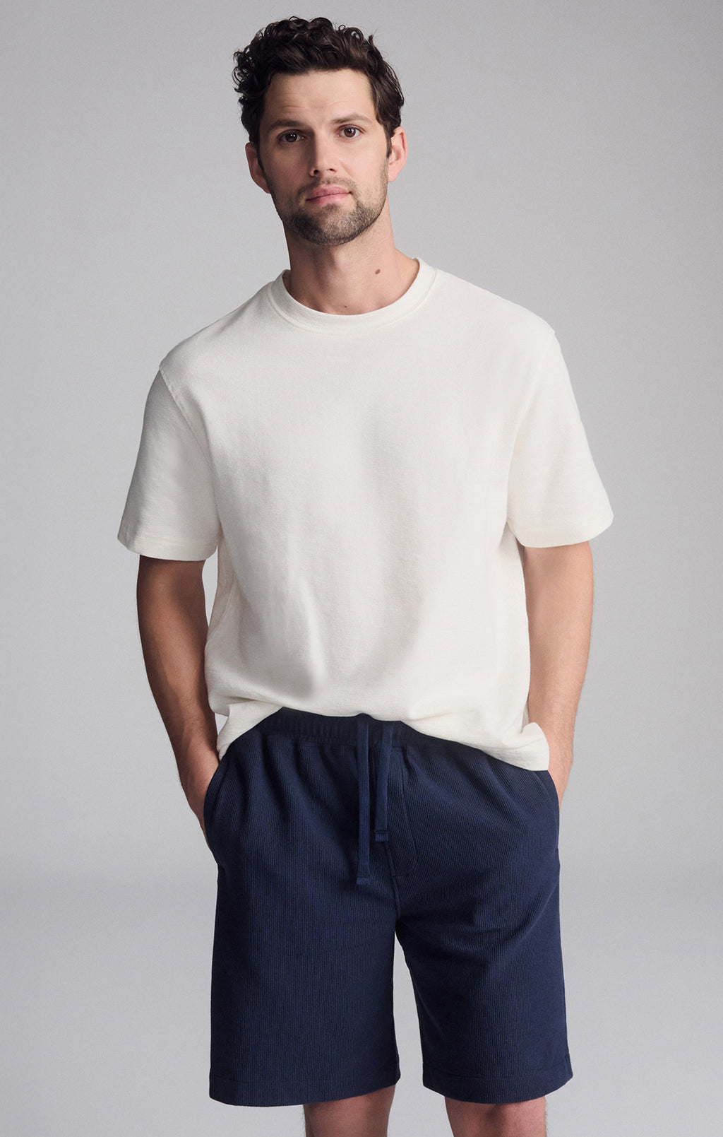 DRAWSTRING SHORTS IN PEACOAT - Mavi Jeans