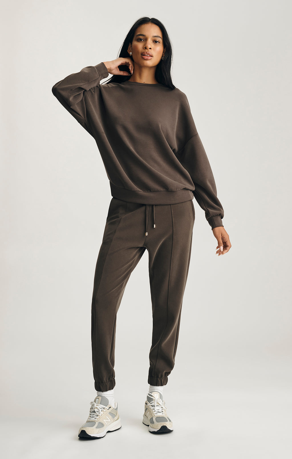LUXE TOUCH TENCEL™ SWEATSHIRT IN DELICIOSO - Mavi Jeans