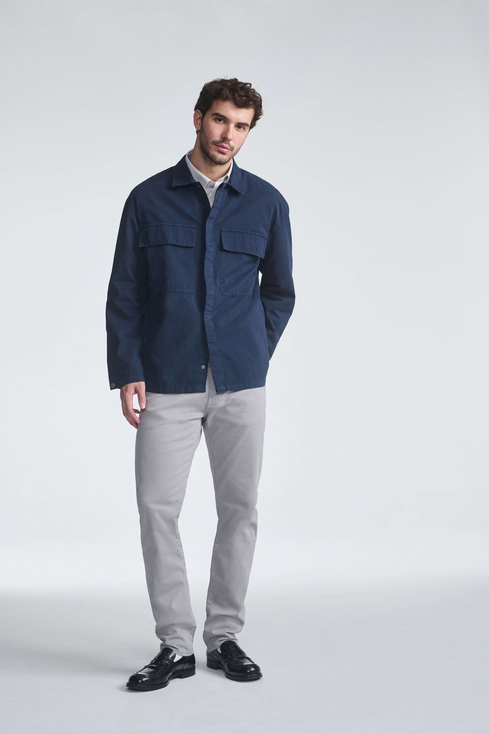 JAKE SLIM LEG IN IRON TWILL - Mavi Jeans
