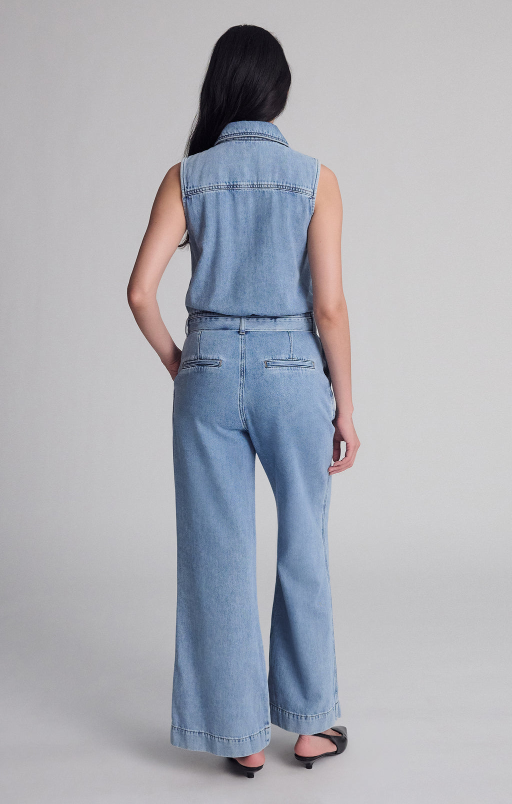 ELARA JUMPSUIT IN LIGHT WELL BLUE - Mavi Jeans