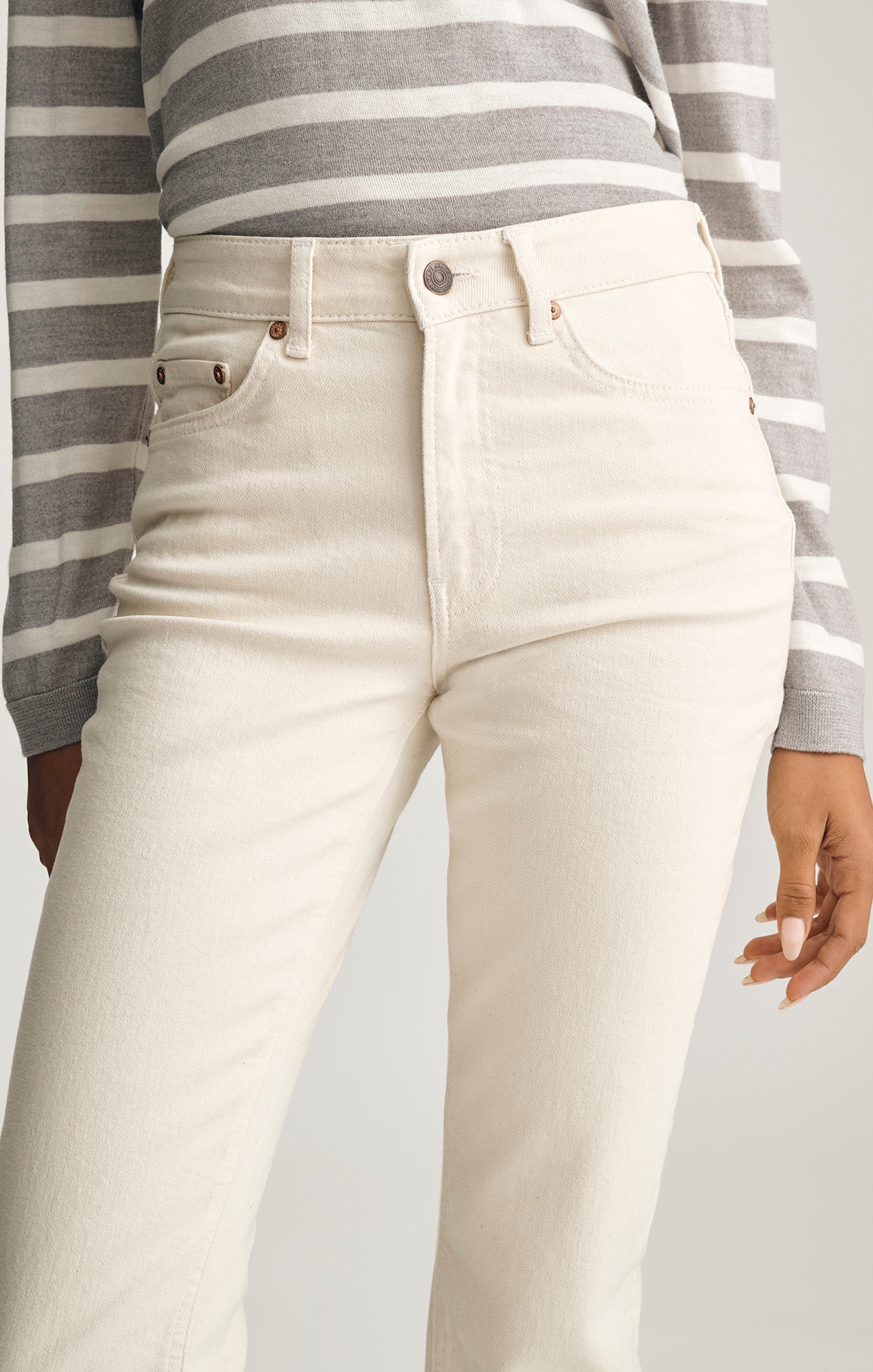 NEW YORK STRAIGHT LEG IN BEIGE CLASSIC BLUE - Mavi Jeans