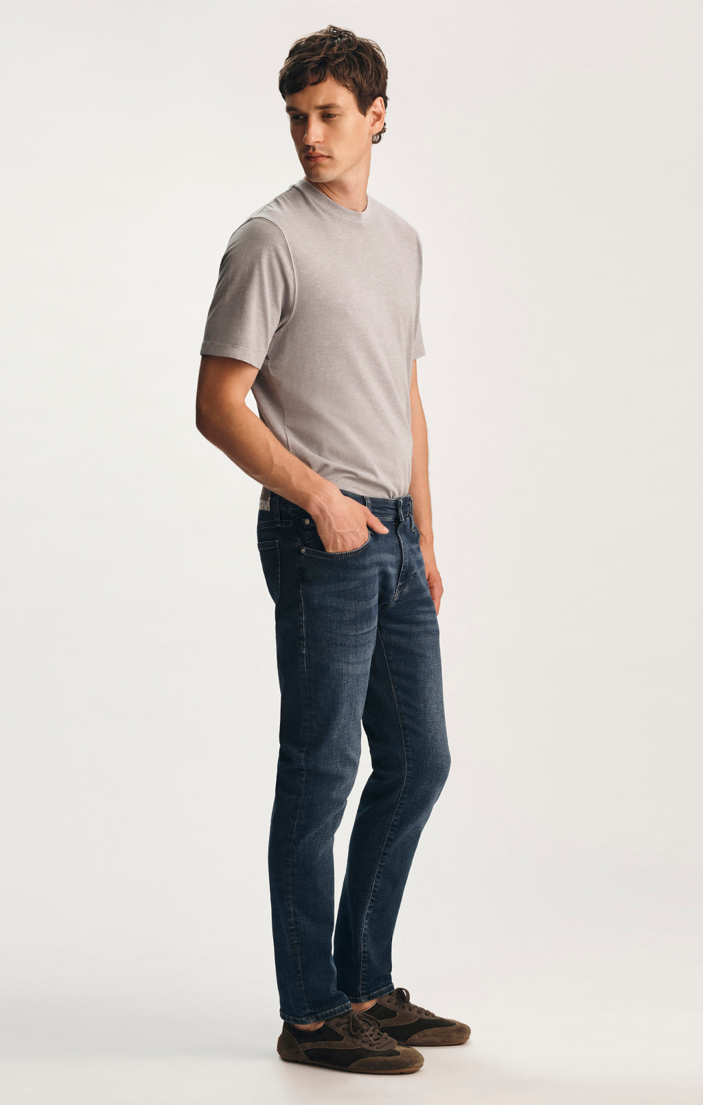 JAKE SLIM LEG IN DARK BRUSHED CLASSIC VINTAGE - Mavi Jeans