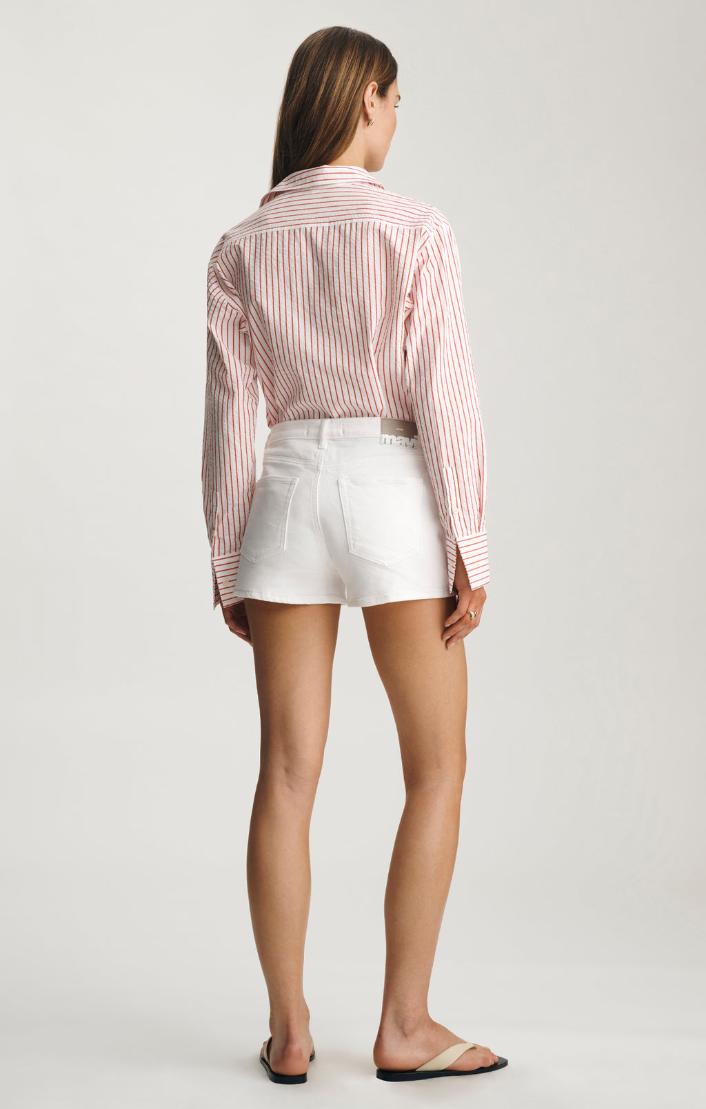 GARCIA MINI SHORTS IN OFF WHITE CLASSIC BLUE - Mavi Jeans