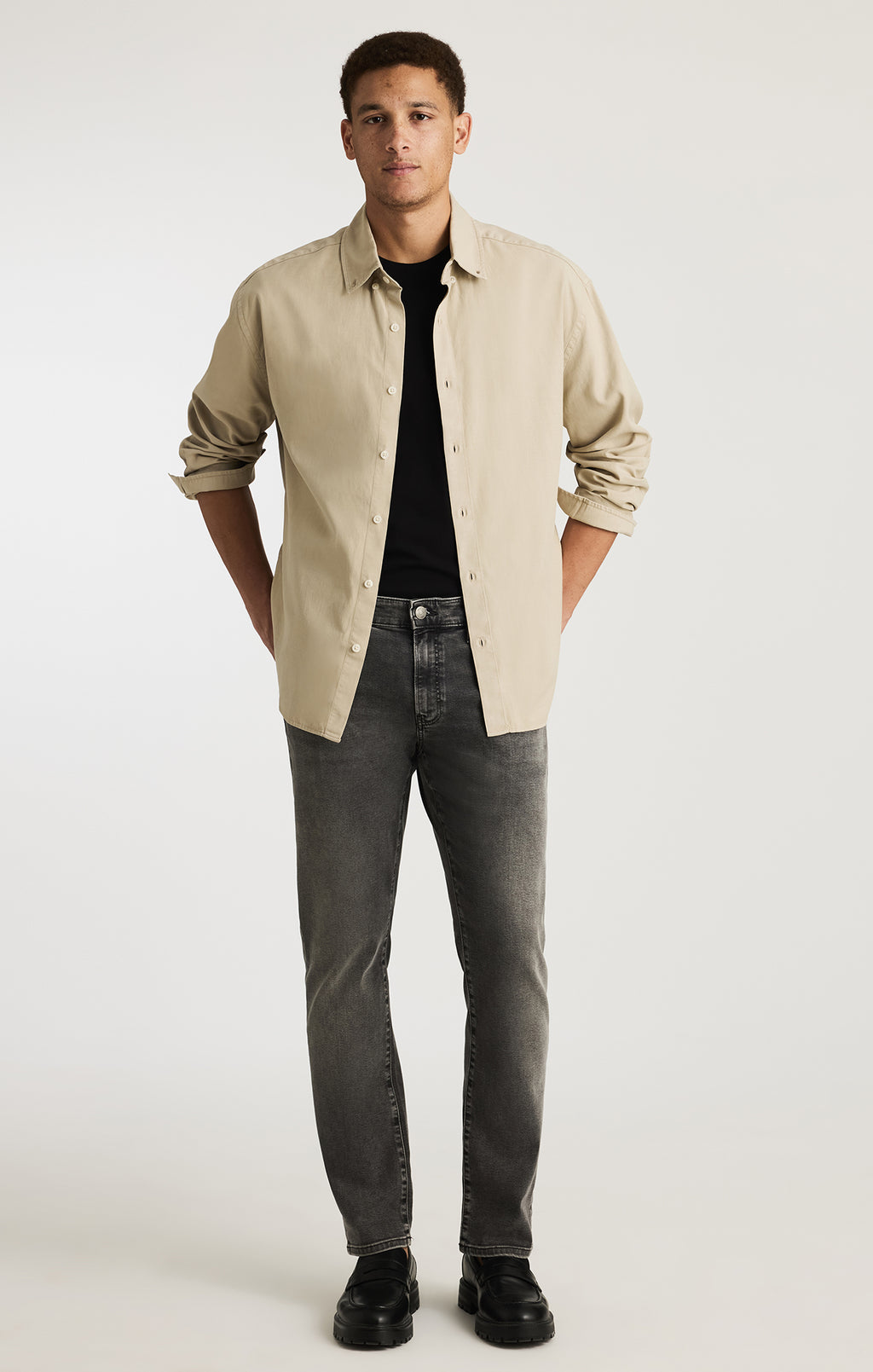 EDITION POCKET BUTTON-UP SHIRT IN LONDON FOG