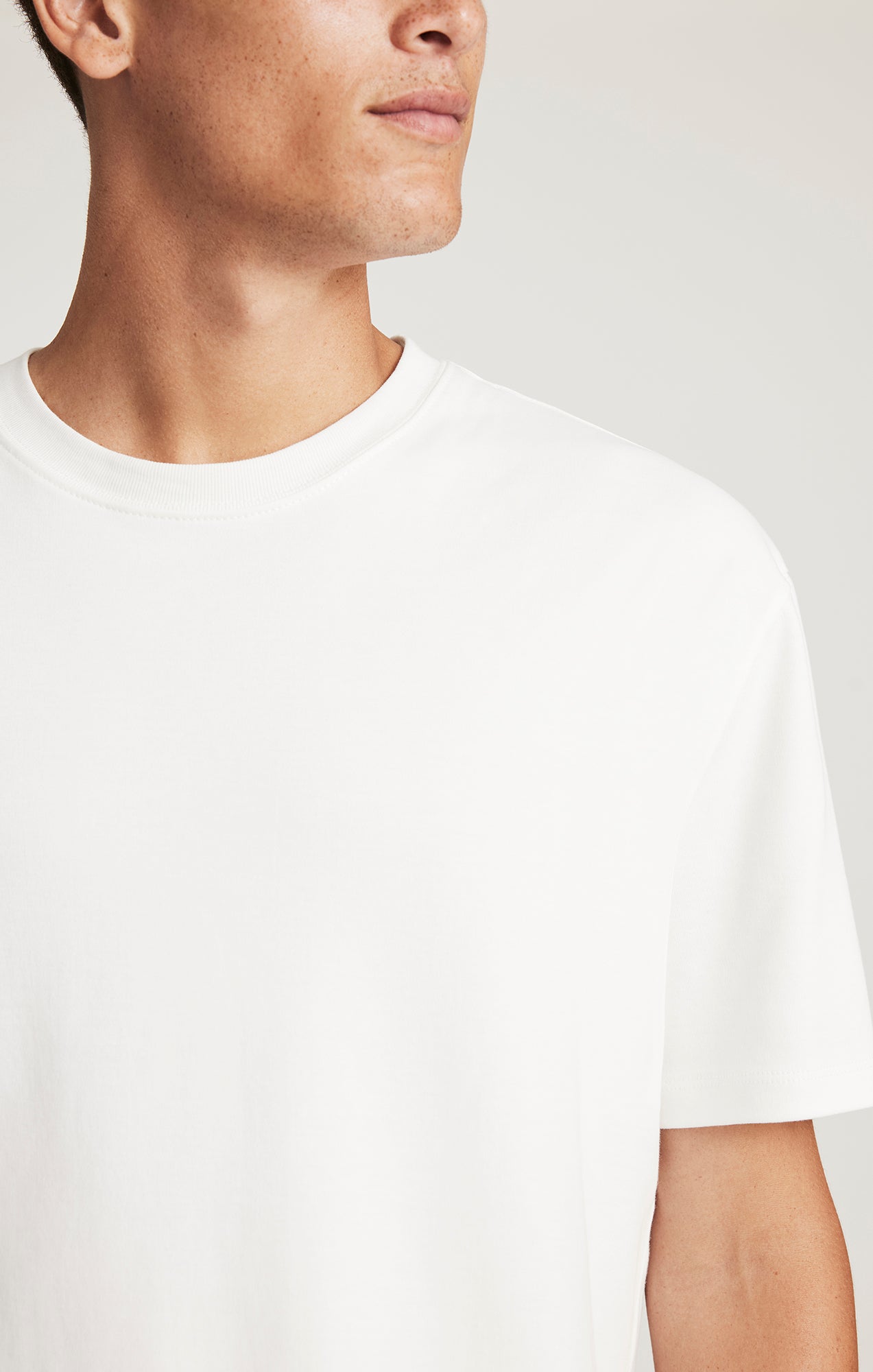 MAVI LOGO T-SHIRT IN COCONUT MILK - Mavi Jeans