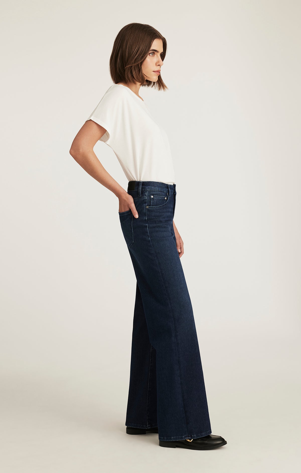 SABRINA WIDE LEG IN DARK BLUE MOVE - Mavi Jeans