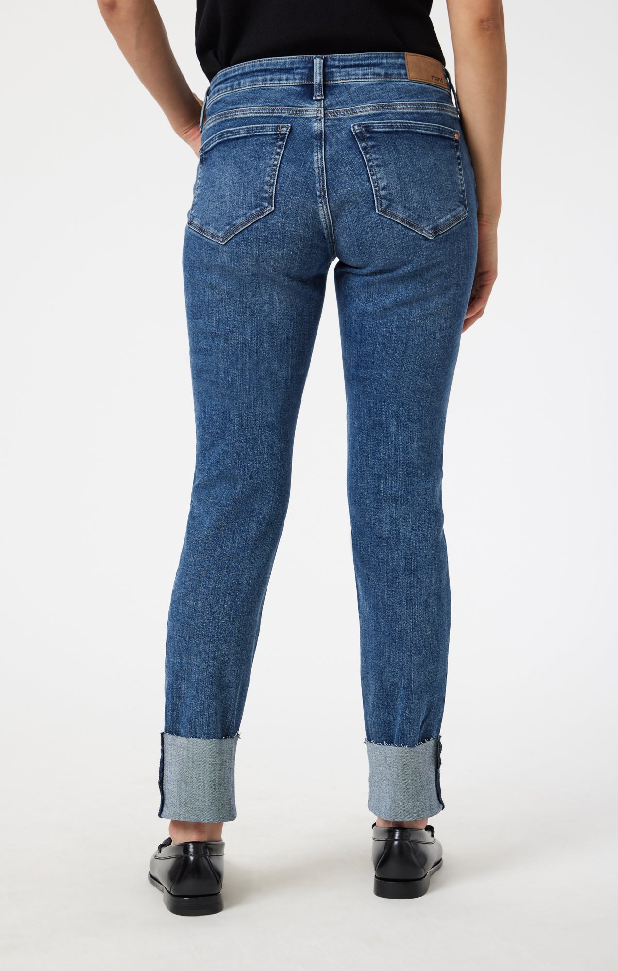 EMMA SLIM BOYFRIEND IN MID USED FLEX BLUE - Mavi Jeans