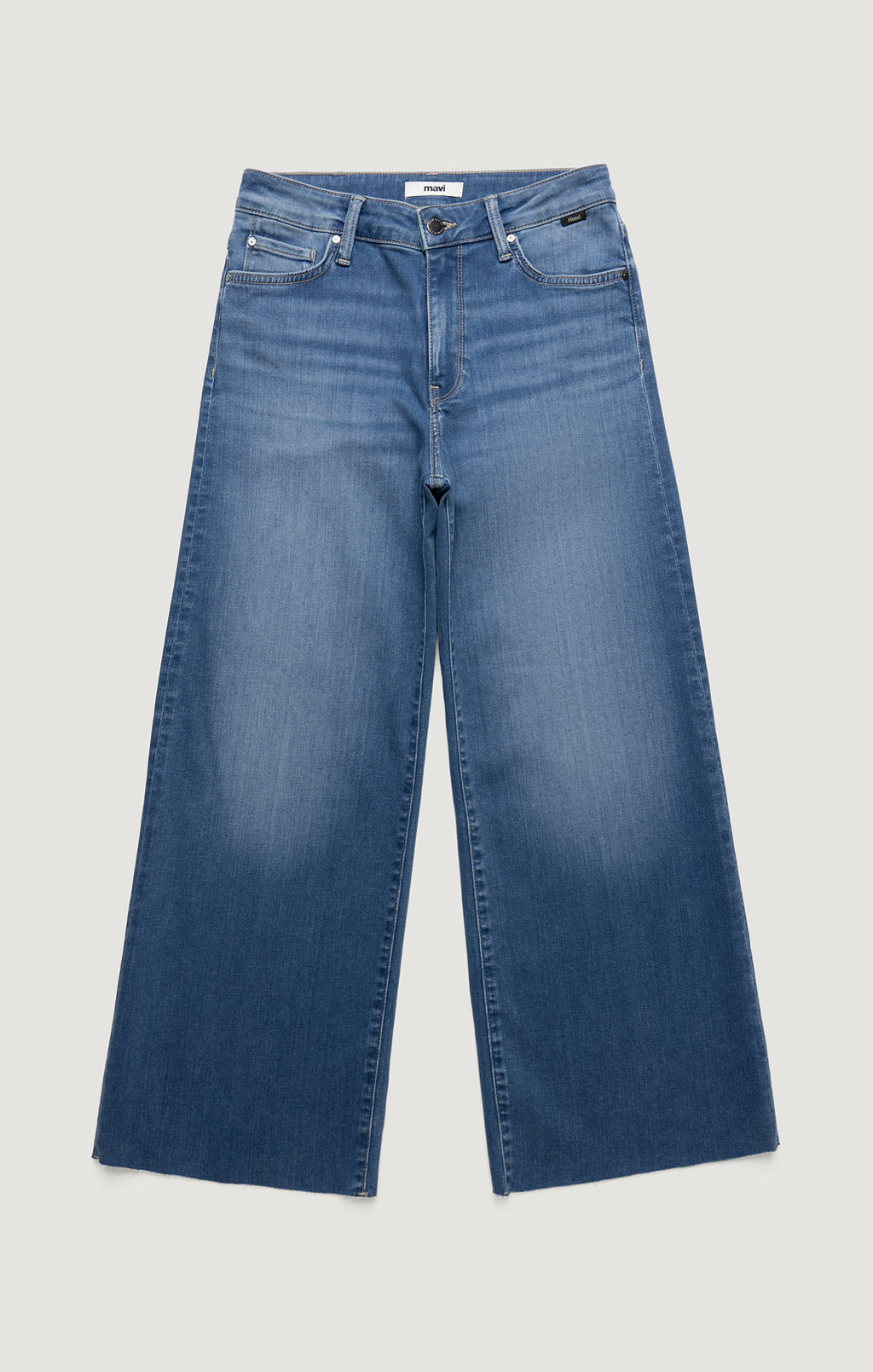 PALOMA WIDE LEG IN LIGHT BRUSHED FEATHER LUXE - Mavi Jeans