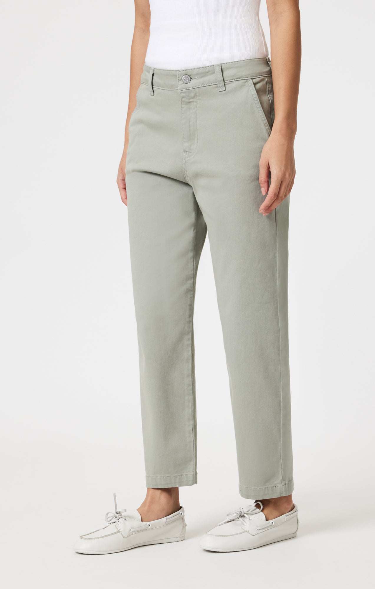 Mavi Women's Lauren Straight Chino In Lint Casual Twill – Mavi Jeans