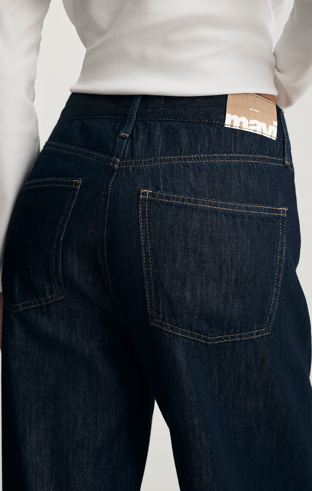 NELLA WIDE LEG IN RINSE WELL BLUE - Mavi Jeans