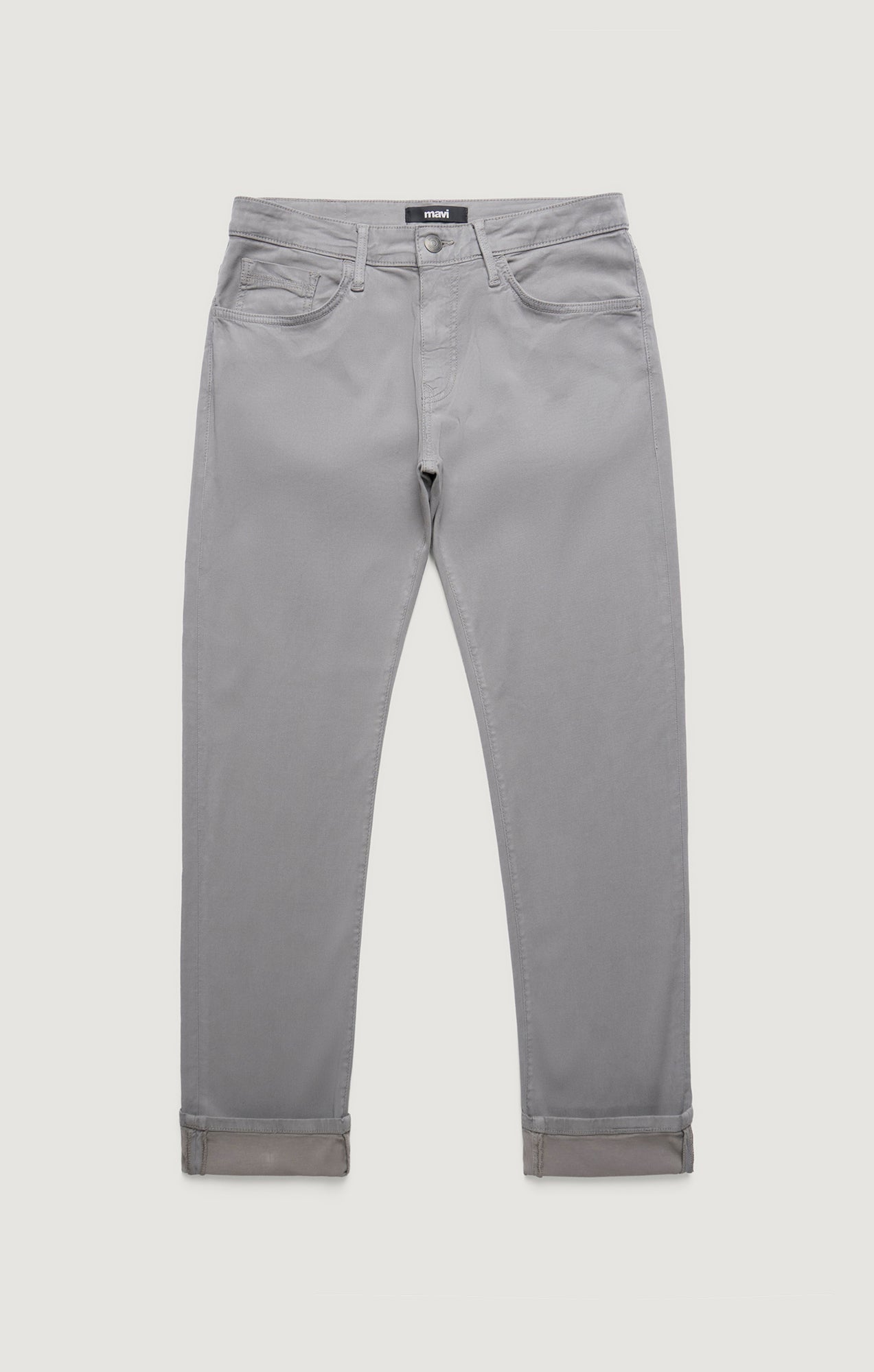 MARCUS SLIM STRAIGHT LEG IN SHARK LUXE TWILL