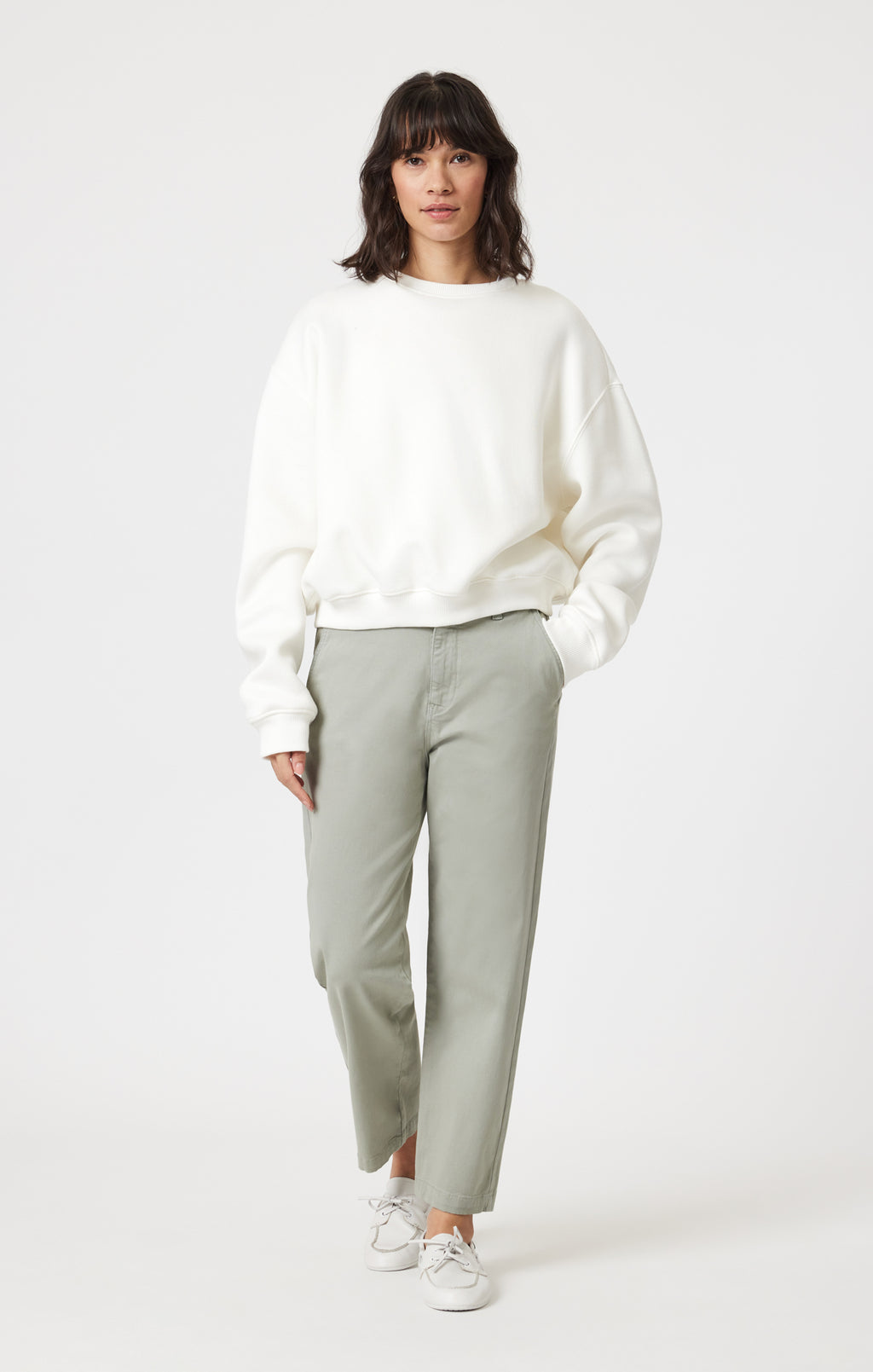 LAUREN STRAIGHT CHINO IN LINT CASUAL TWILL - Mavi Jeans