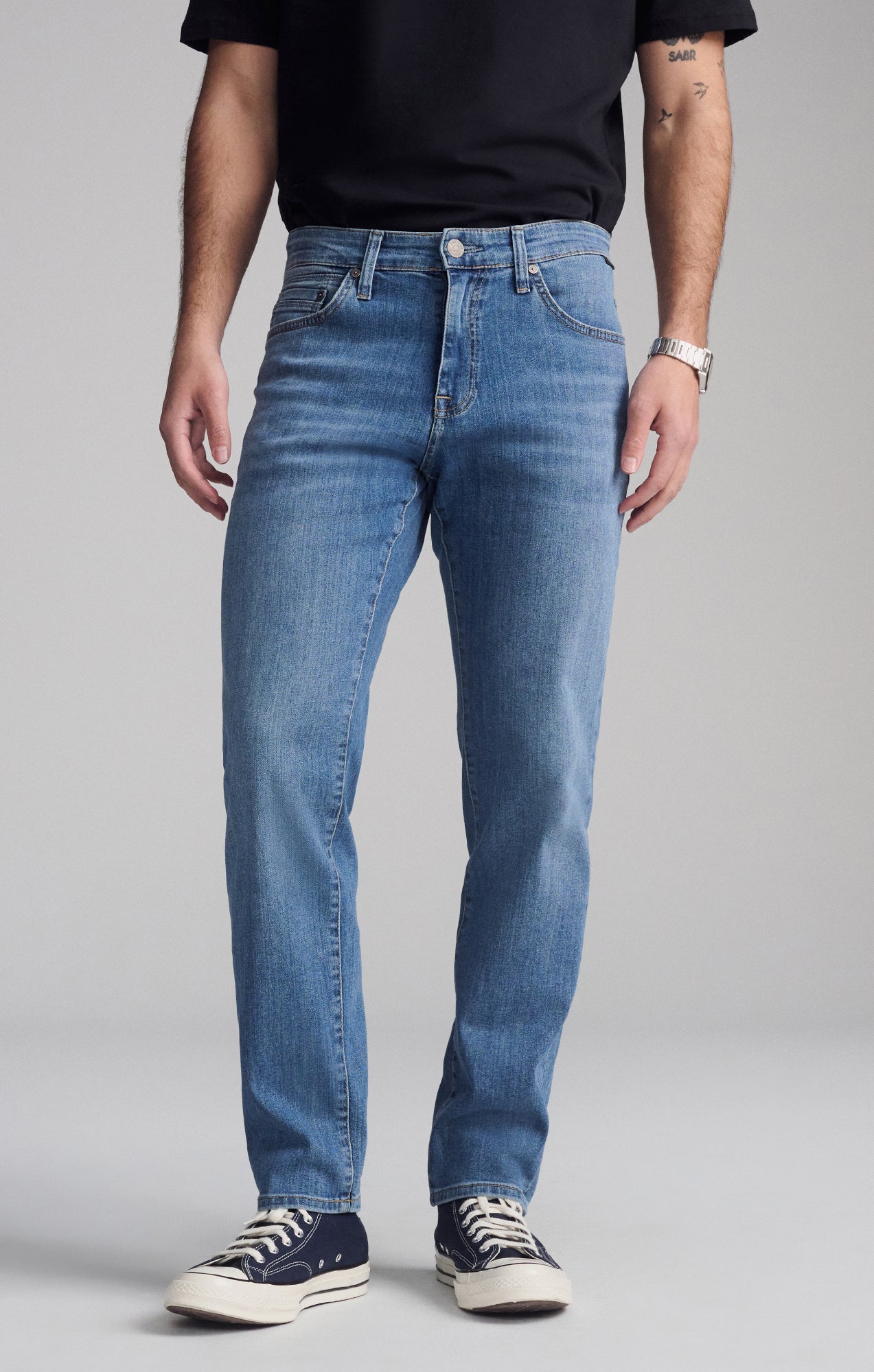 STEVE ATHLETIC FIT IN MID SHADED WILLIAMSBURG - Mavi Jeans